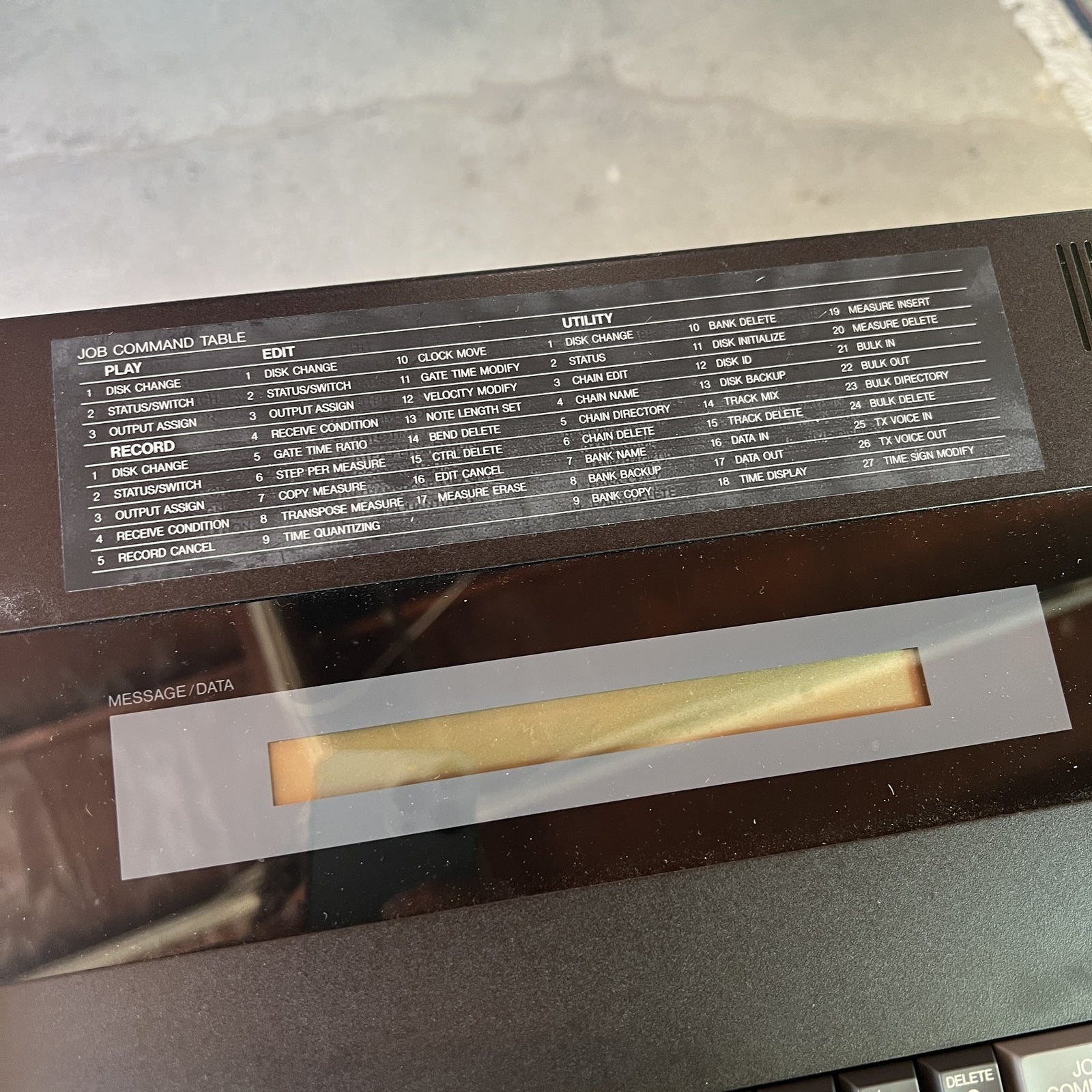 Yamaha QX1 Digital Sequence Recorder