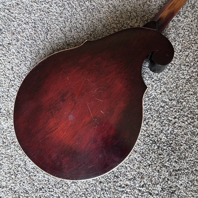 Vintage 1920’s Regal Acoustic Mandolin & Case Reverse Scroll