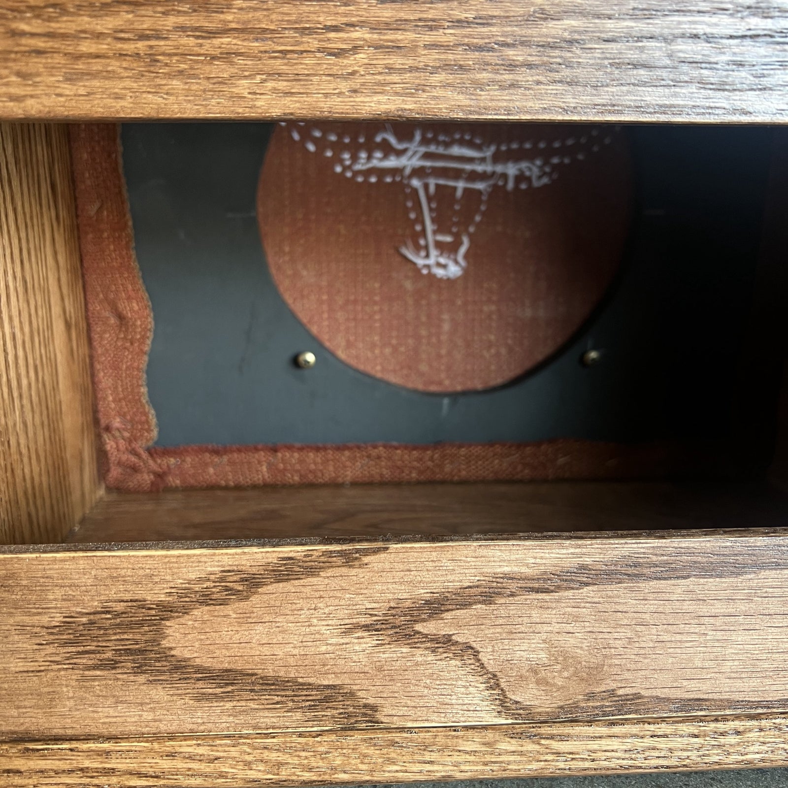 Westbound Amp & Embroidery Custom Red Oak 8" Cabinet for Champ