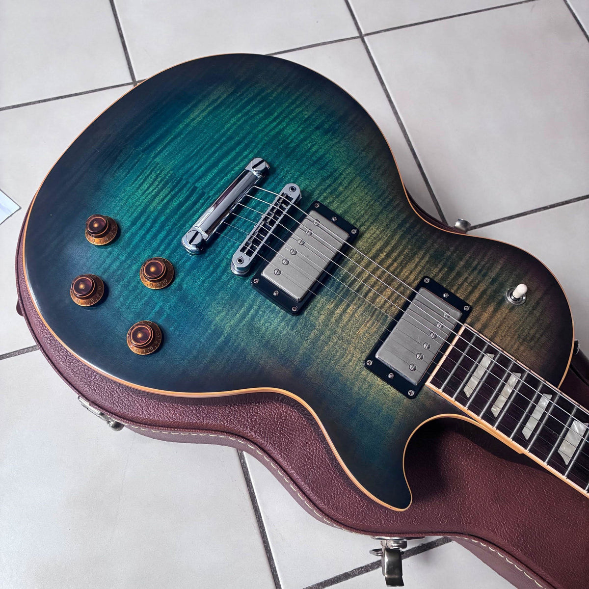 2017 Gibson Les Paul Standard T | Faded Blueburst | Upgraded Wiring & Modded