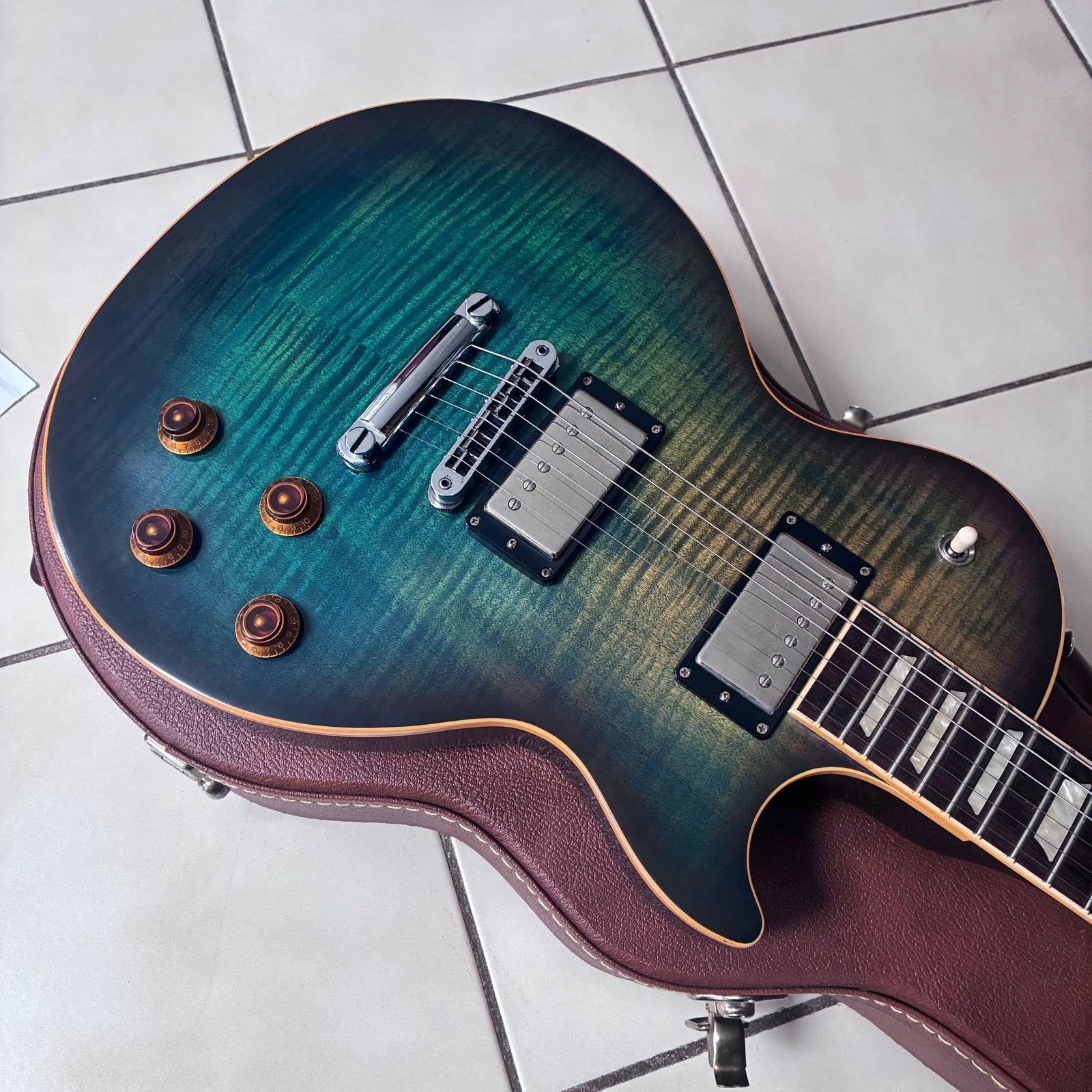 2017 Gibson Les Paul Standard T | Faded Blueburst | Upgraded Wiring & Modded