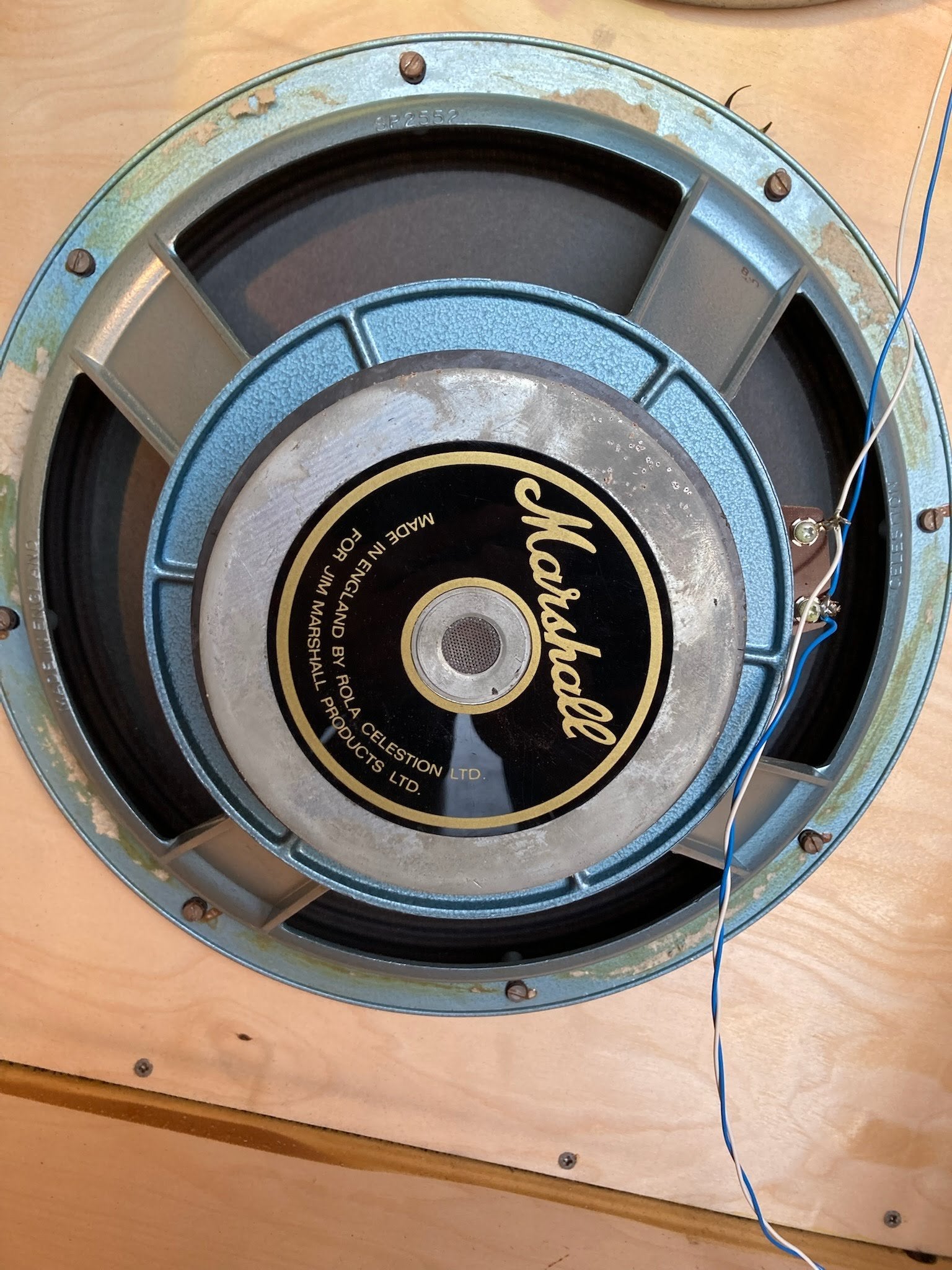 RARE Vintage Marshall 1981 2x15" Bass Cabinet