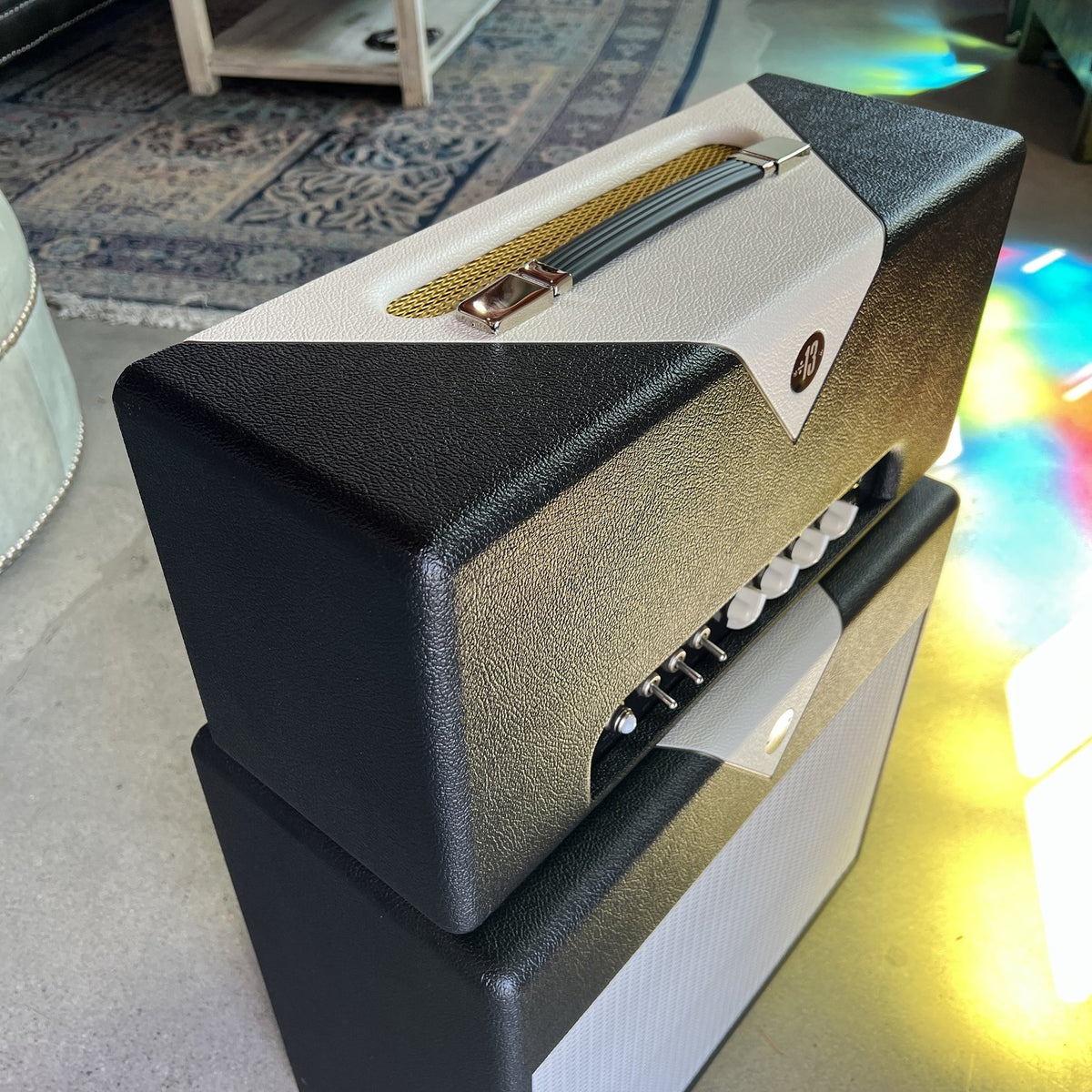 Divided by 13 CCC 9/15 Head - Black Bronco Tolex / Cream V