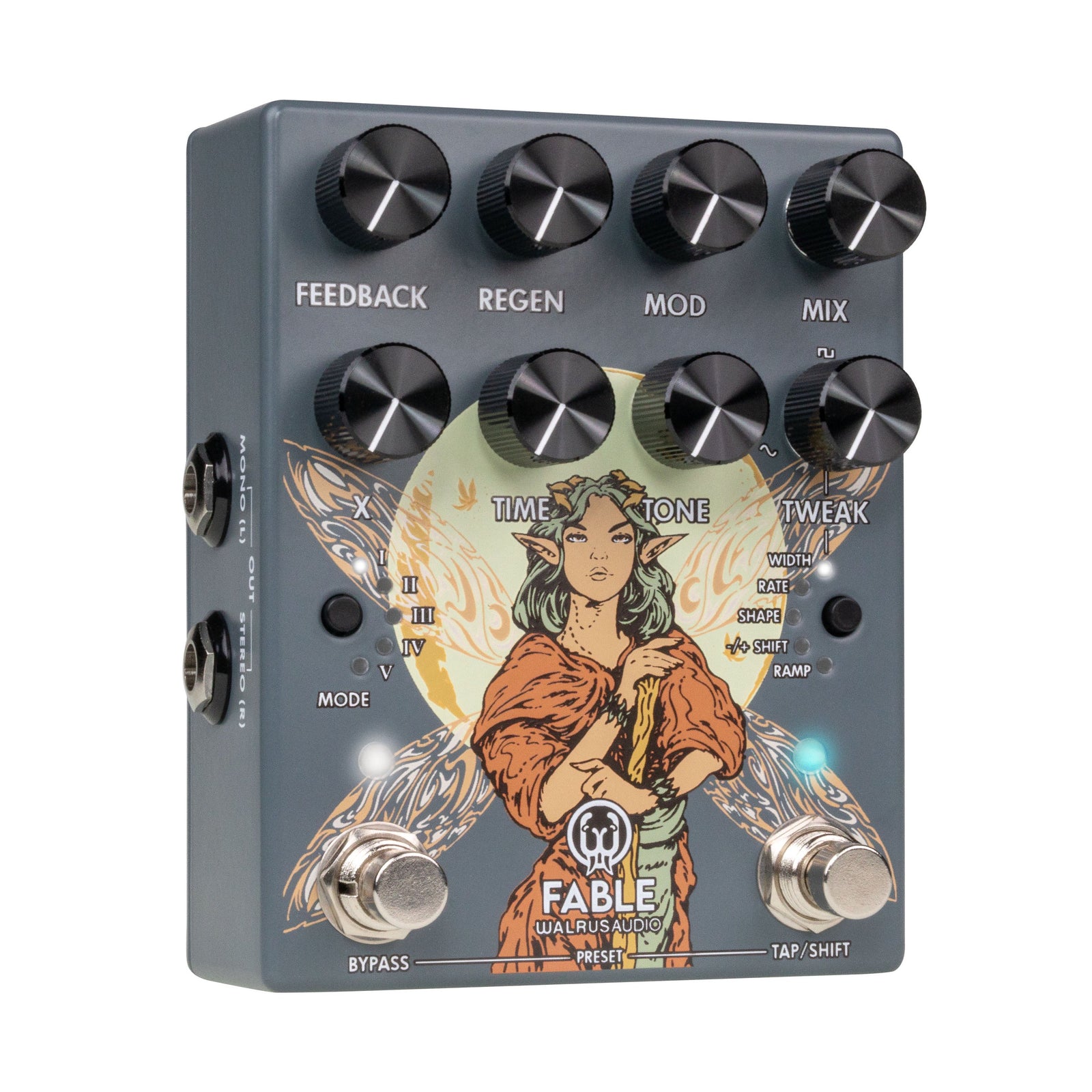 Walrus Audio Fable MKII Granular Soundscape Generator Pedal - Grey