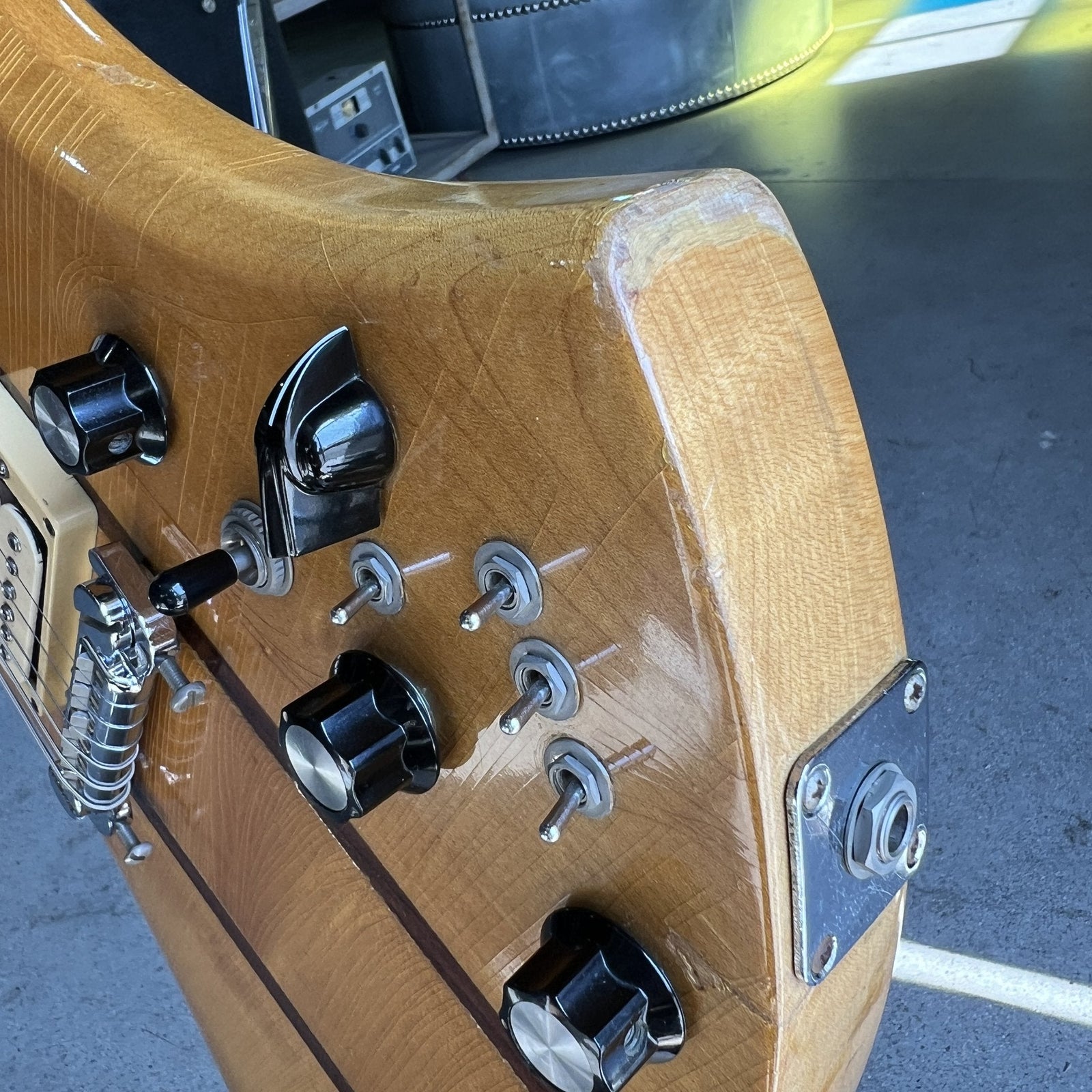 1976 BC Rich Mockingbird Supreme, owned by Tom Bukovac