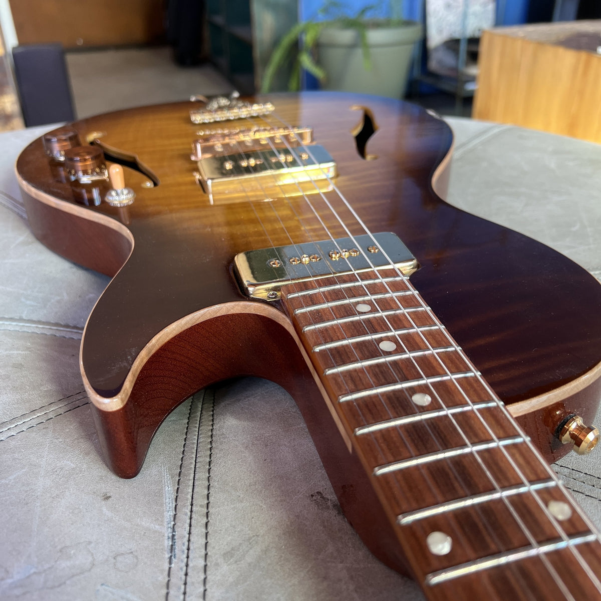 2017 B&G Little Sister Cutaway – Private Build | Handmade P90 Electric Guitar