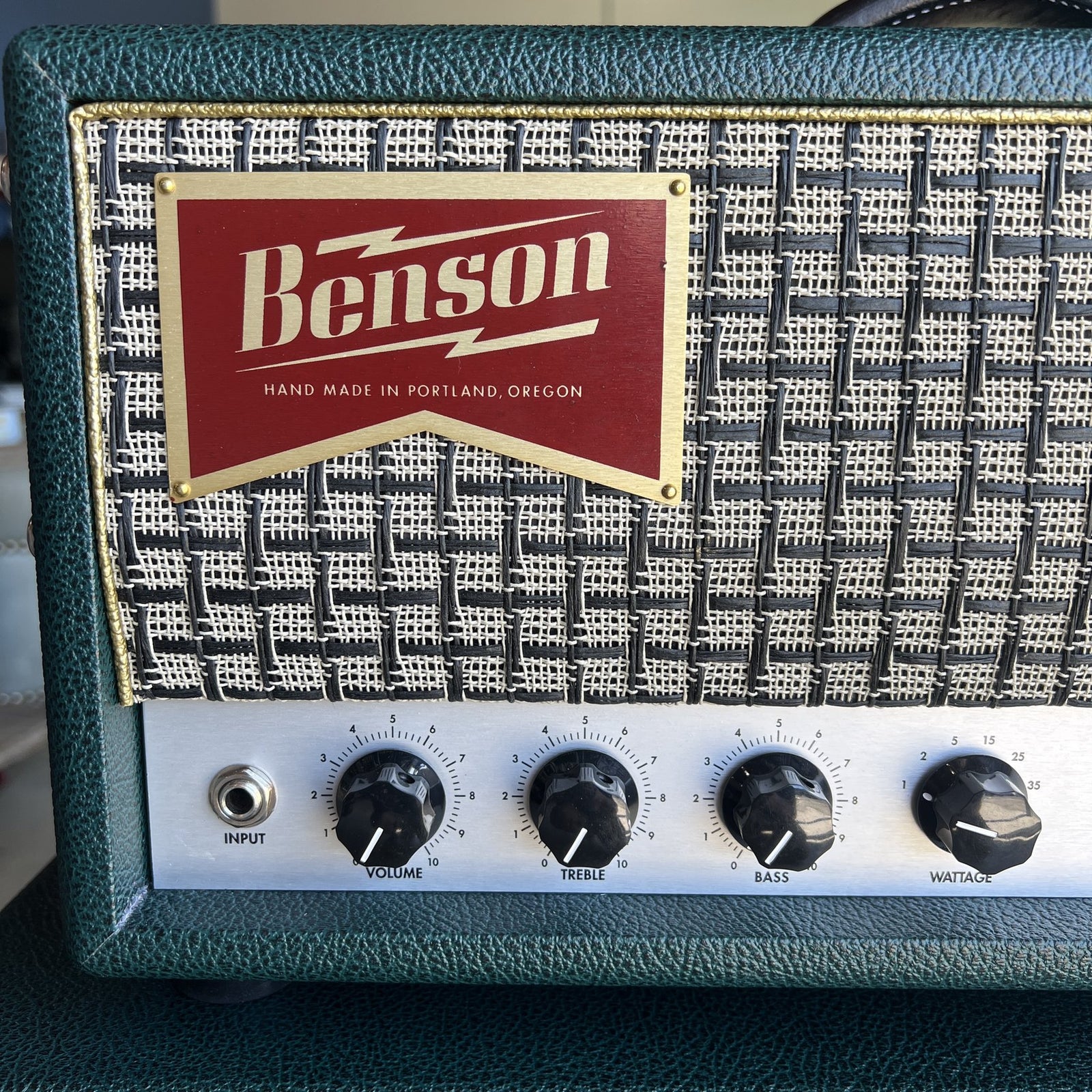 Benson Redland Reverb 35 Head Control Panel and Unique EQ