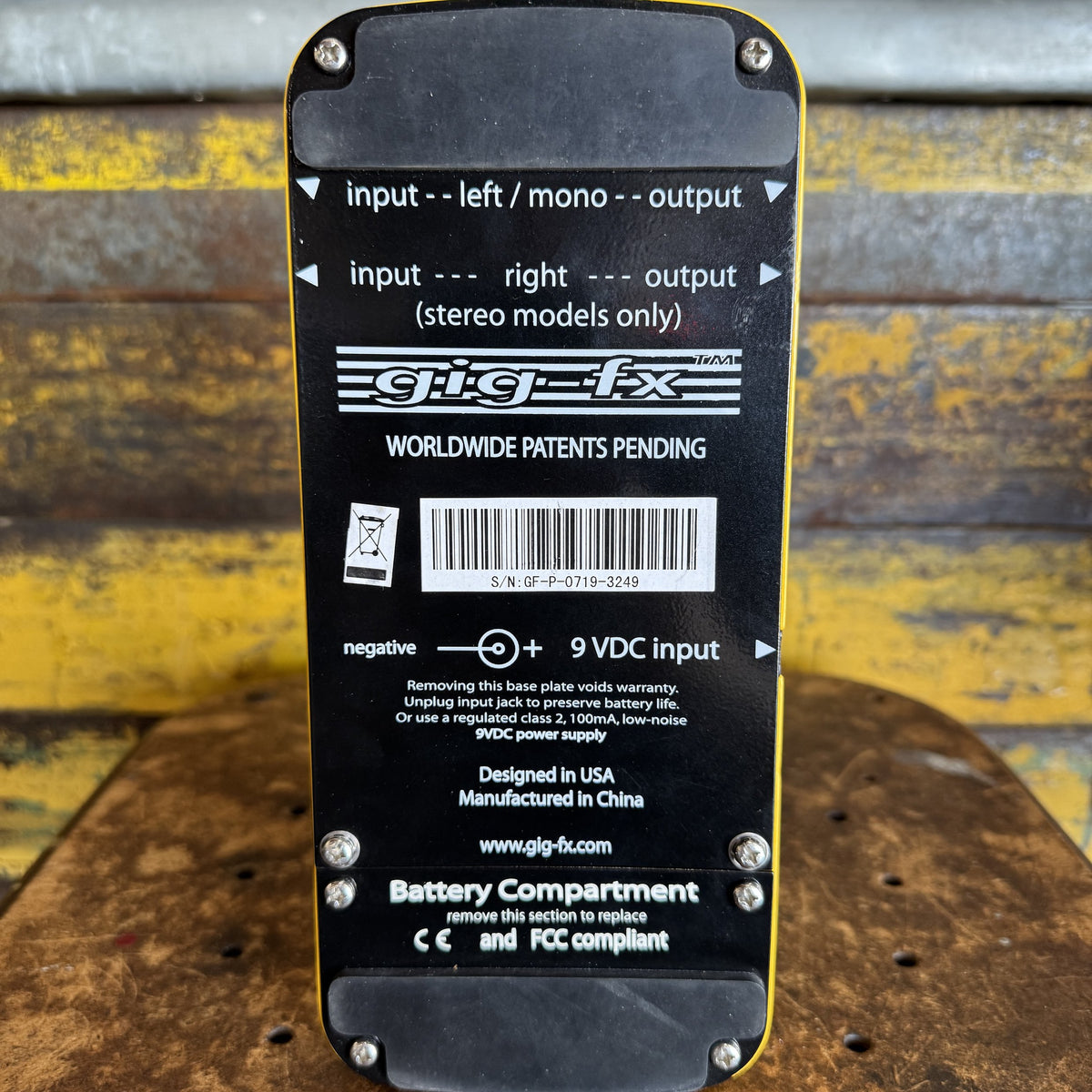 Gig FX VOD Variable Overdrive