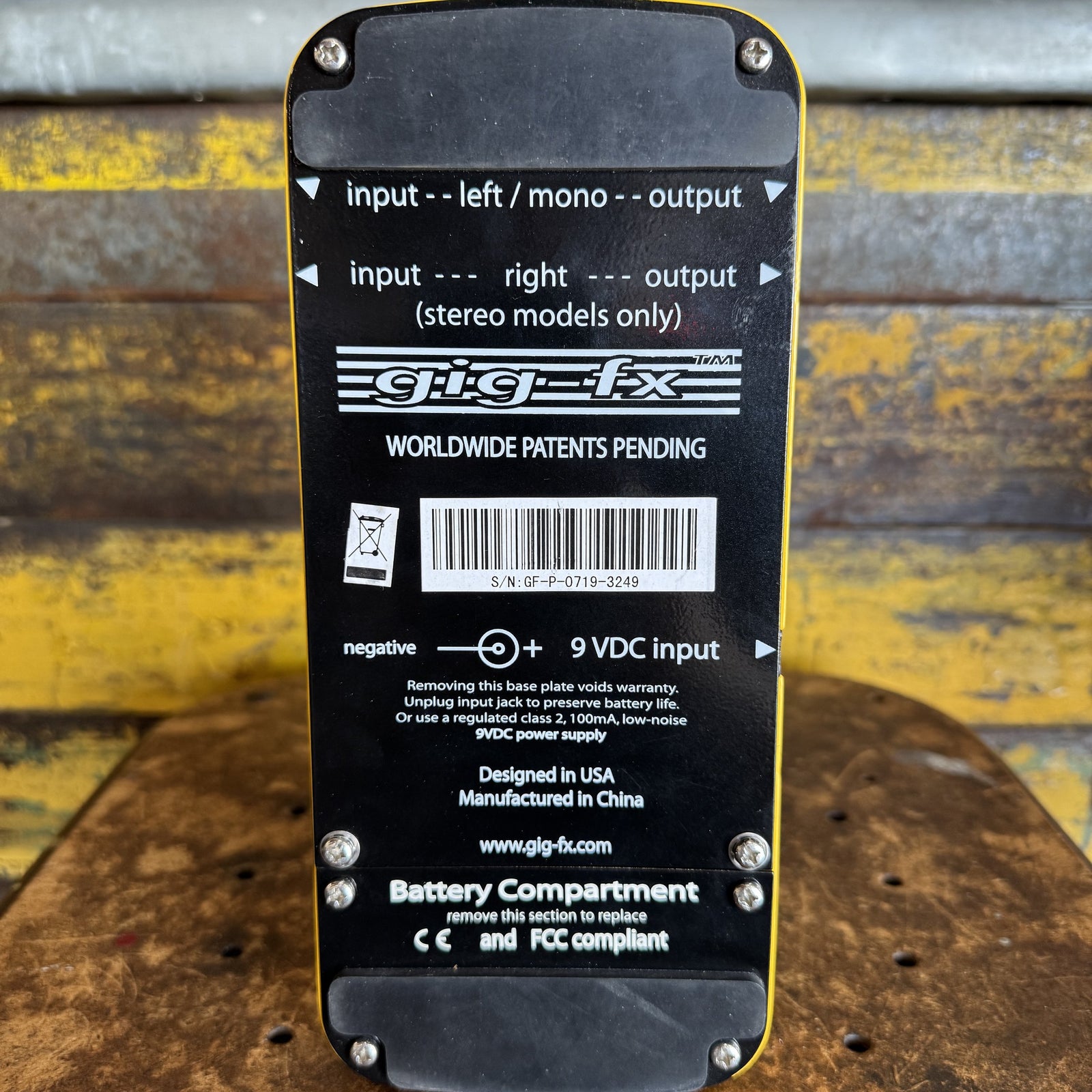 Gig FX VOD Variable Overdrive