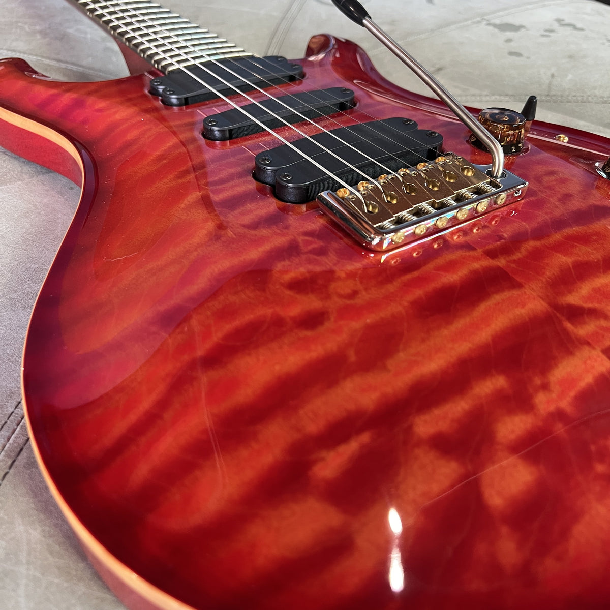 PRS 513 Wood Library 10 Top - 2019 - Blood Orange