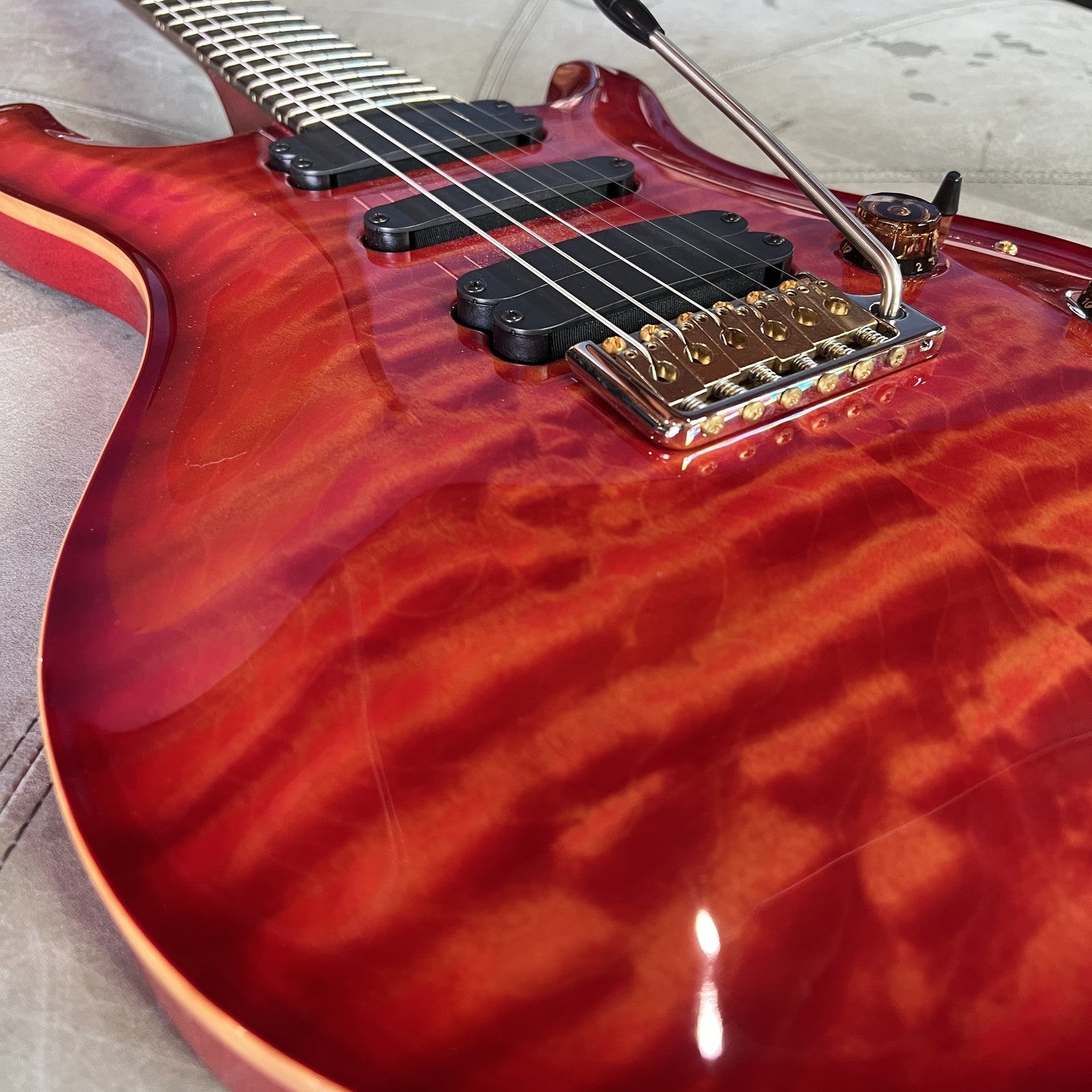 PRS 513 Wood Library 10 Top - 2019 - Blood Orange