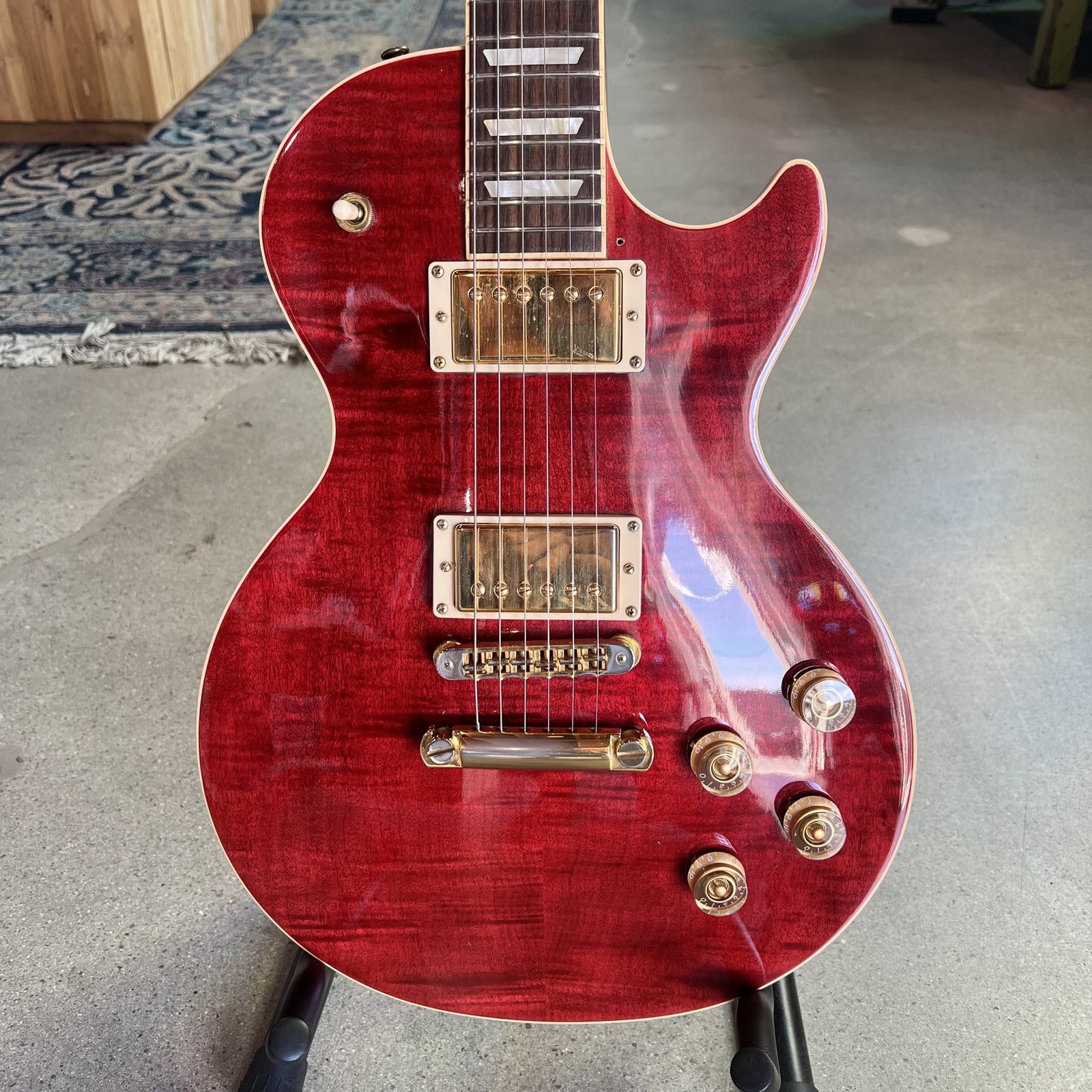 2006 Gibson Les Paul Standard Plus - Wine Red Flame Top