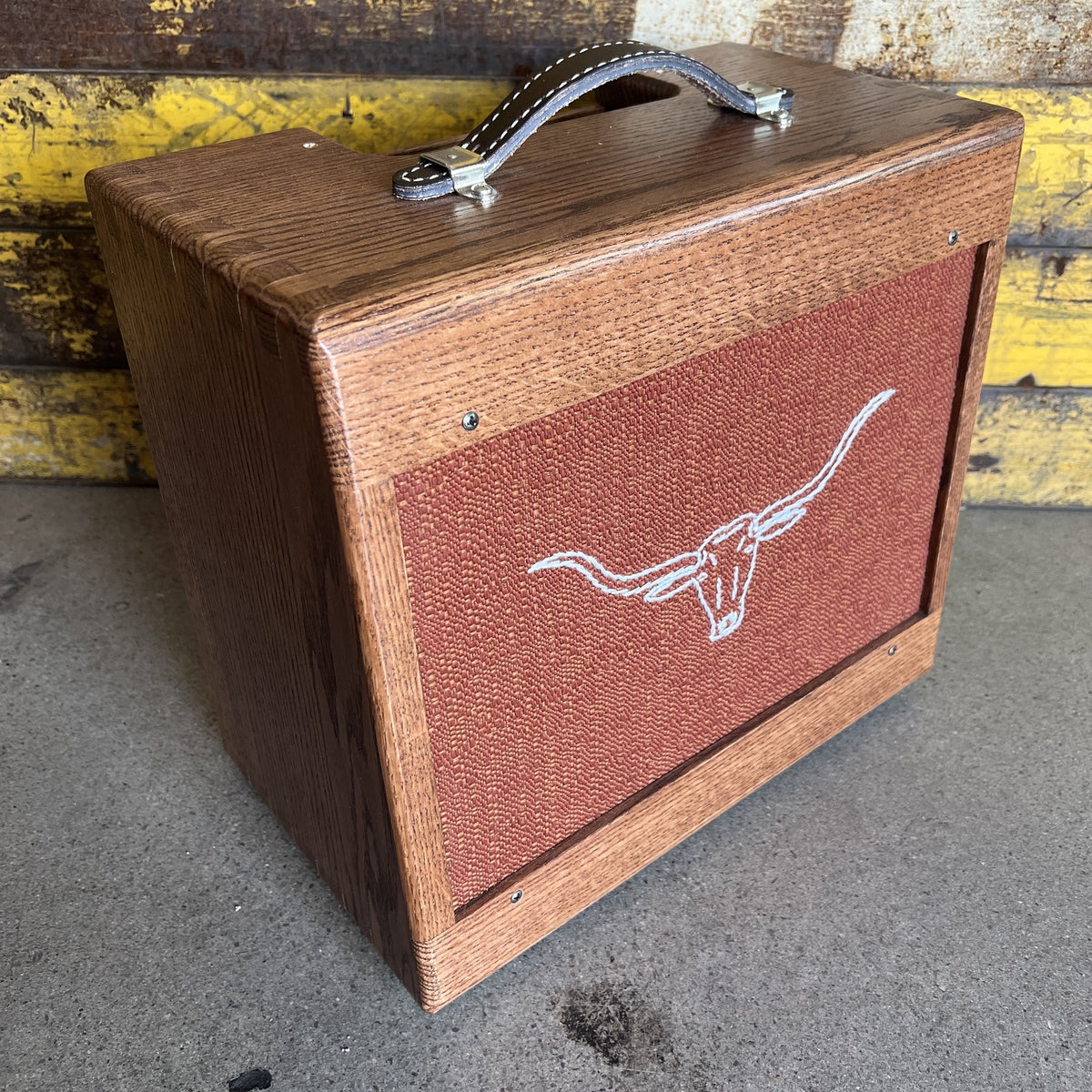 Westbound Amp & Embroidery Custom Red Oak 8" Cabinet for Champ