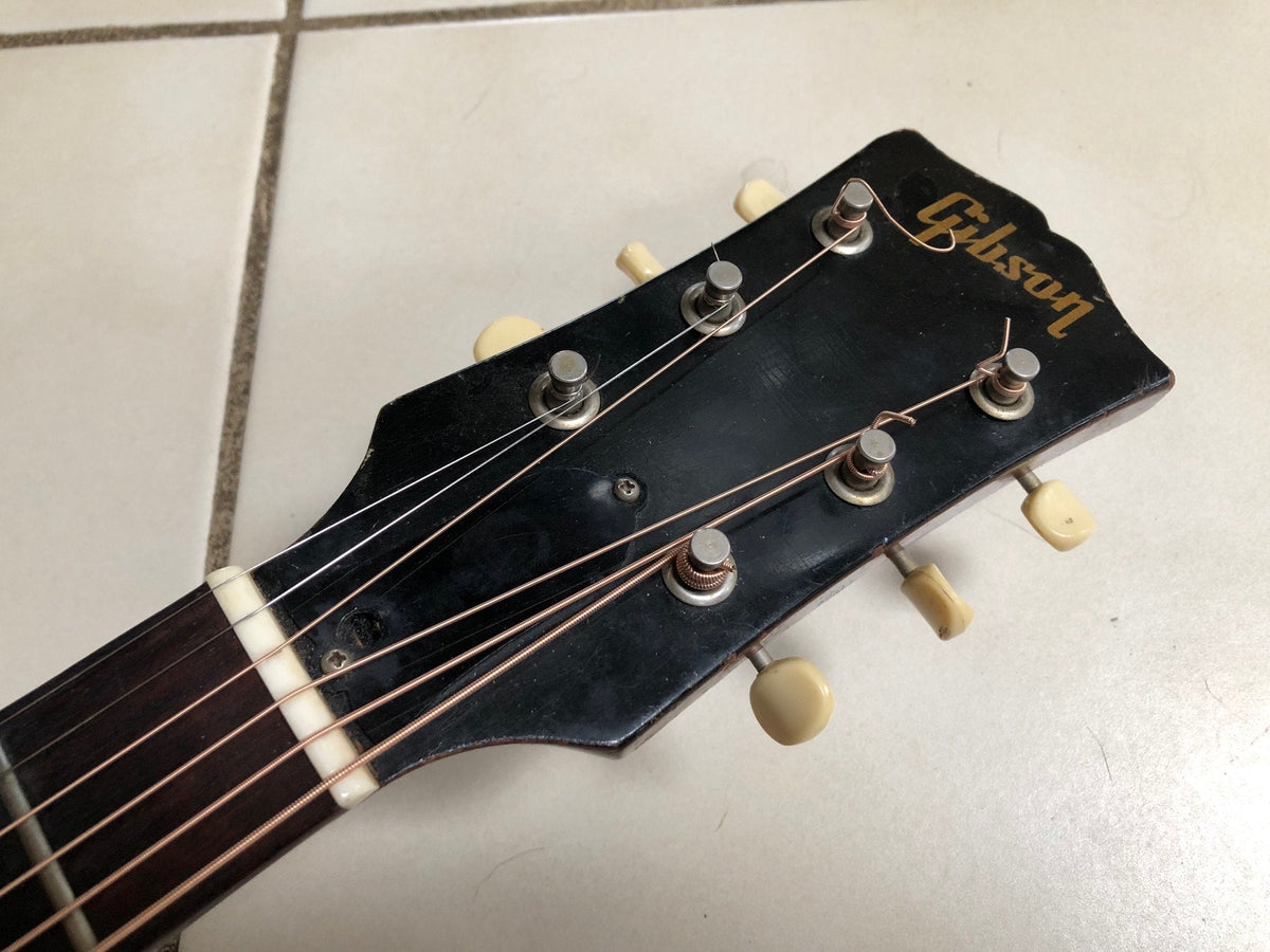 1966 Vintage Gibson B-25 N Left Handed Acoustic Guitar