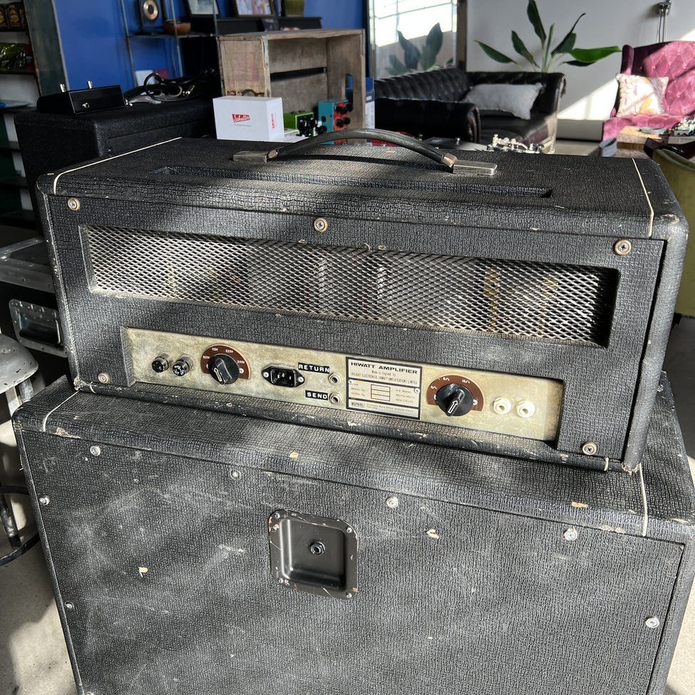 1977 Hiwatt Custom Hiwatt 50 Guitar Amplifier Head, Model DR504