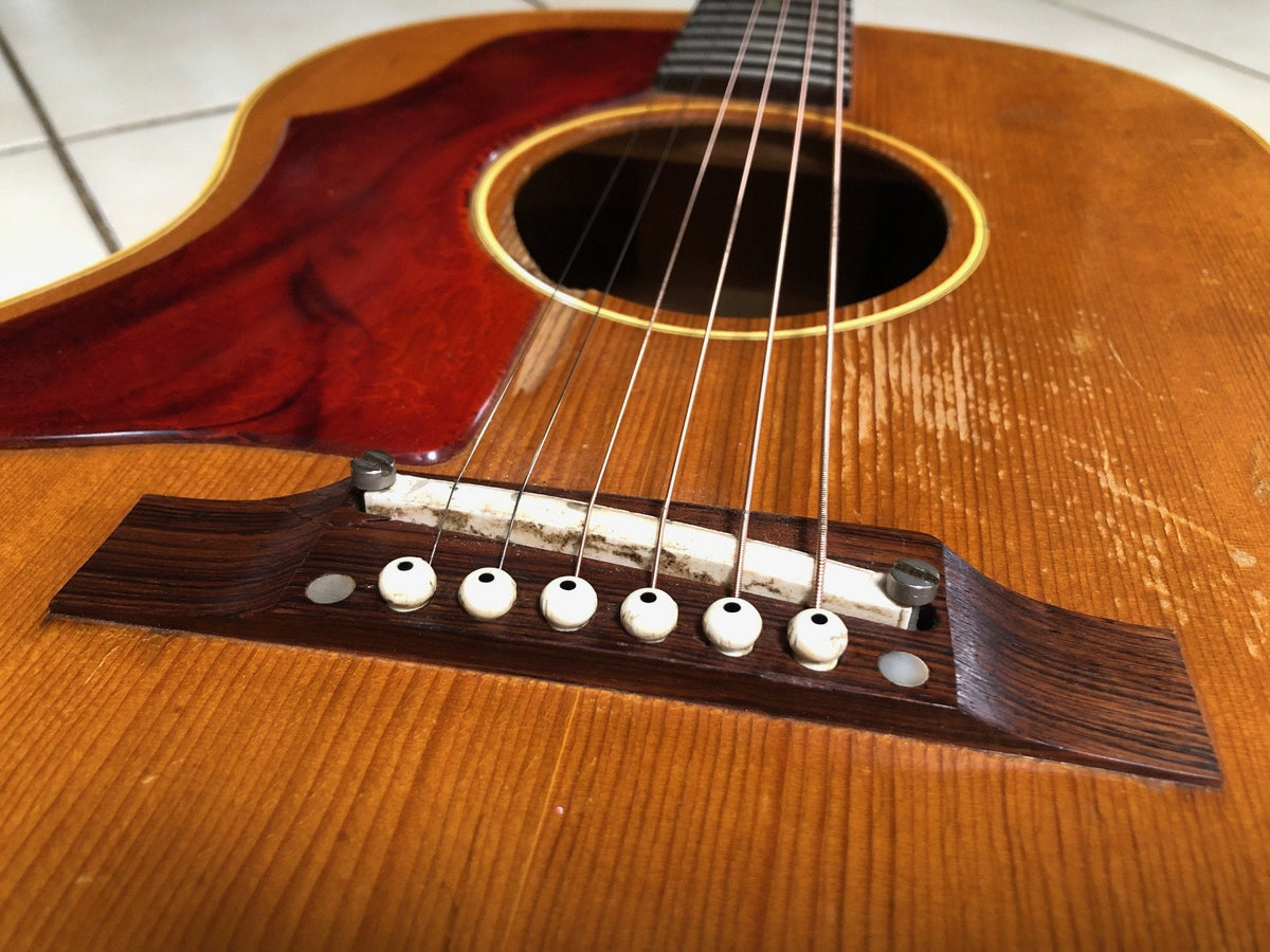 1966 Vintage Gibson B-25 N Left Handed Acoustic Guitar