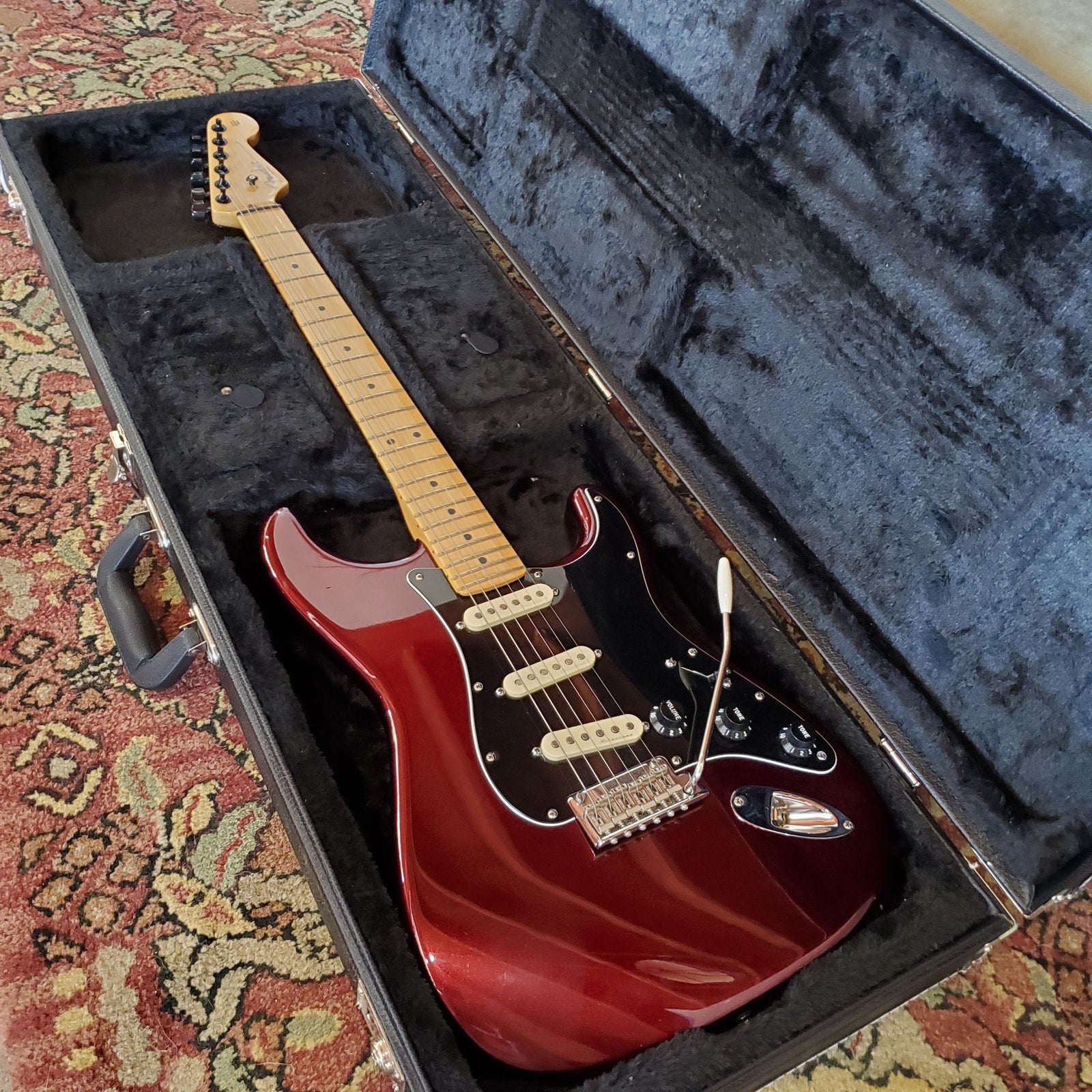 2014 Fender American Standard Stratocaster - Bordeaux Metallic