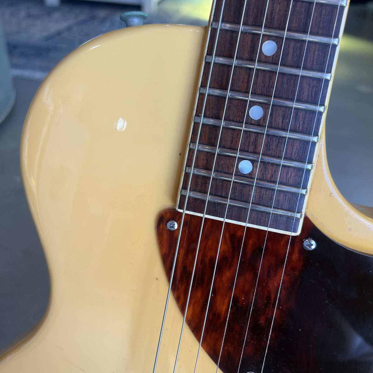 Vintage 1970s Ibanez "Lawsuit Era" Les Paul Junior Copy - TV Yellow (Set-Neck)