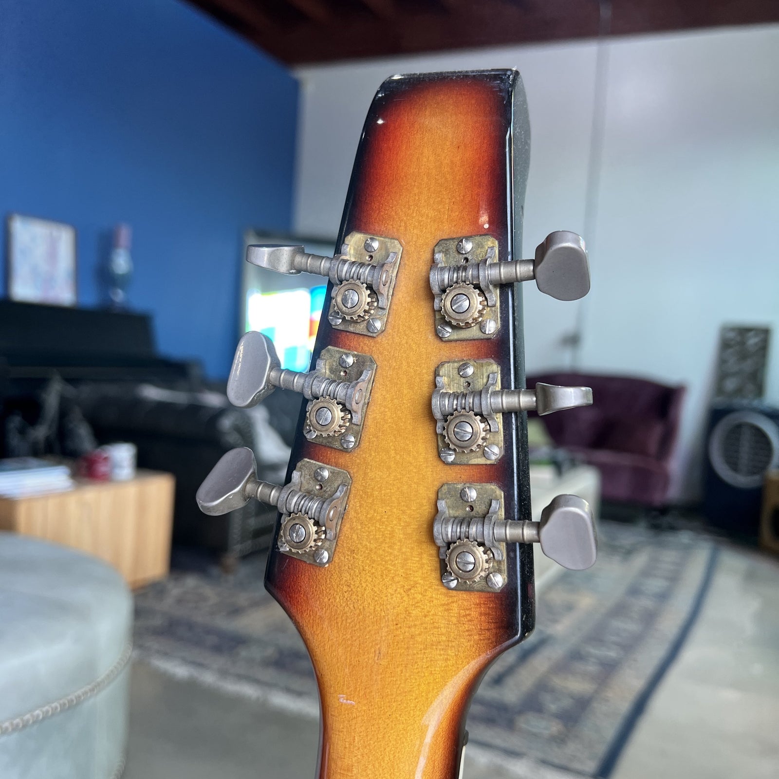 Vintage Baldwin 706 Hollowbody Electric Guitar (1967-1970) – Sunburst, Made in Italy