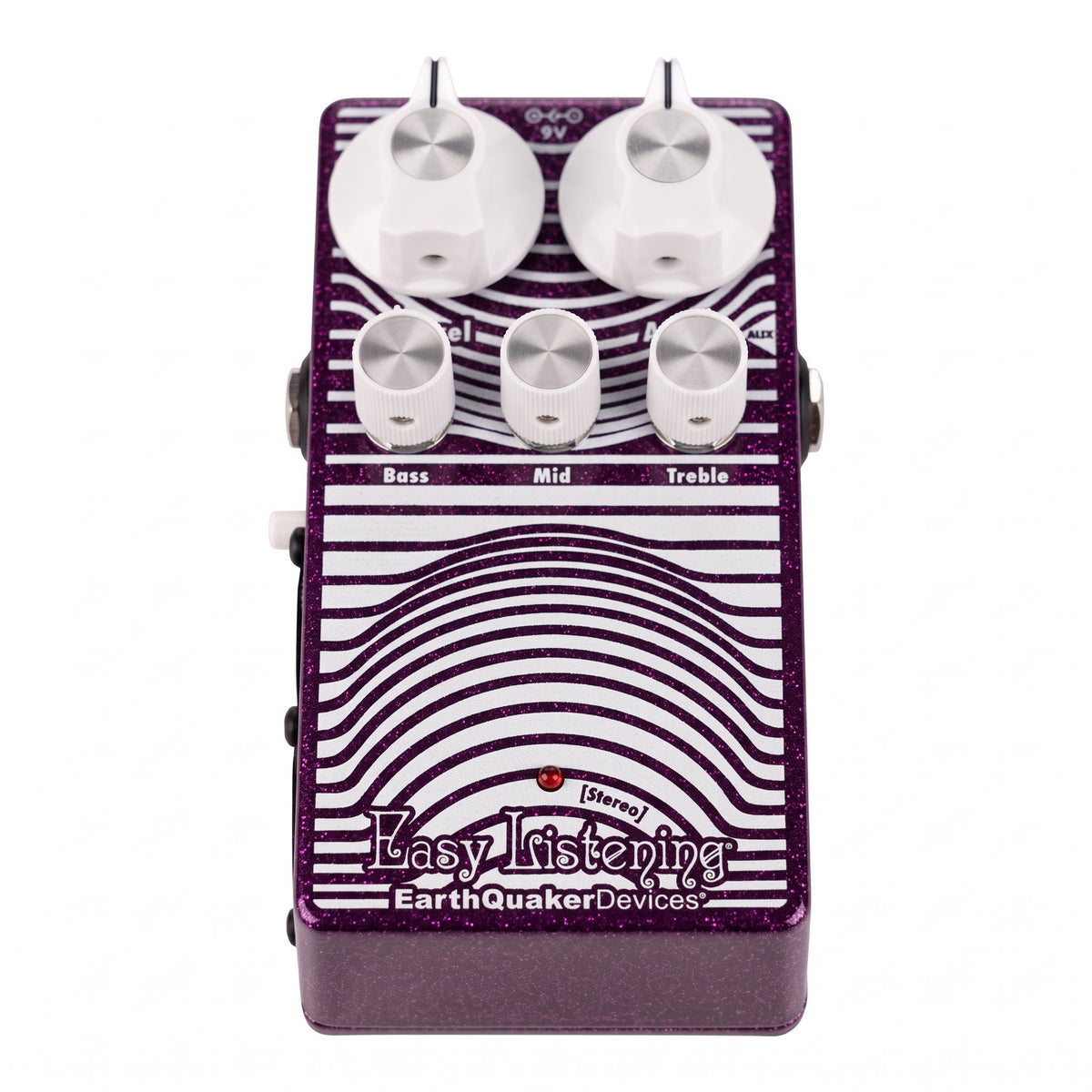 EarthQuaker Devices Easy Listening Stereo Analog Amp Simulator - Purple Sparkle - Cottonwood Music Exclusive Color