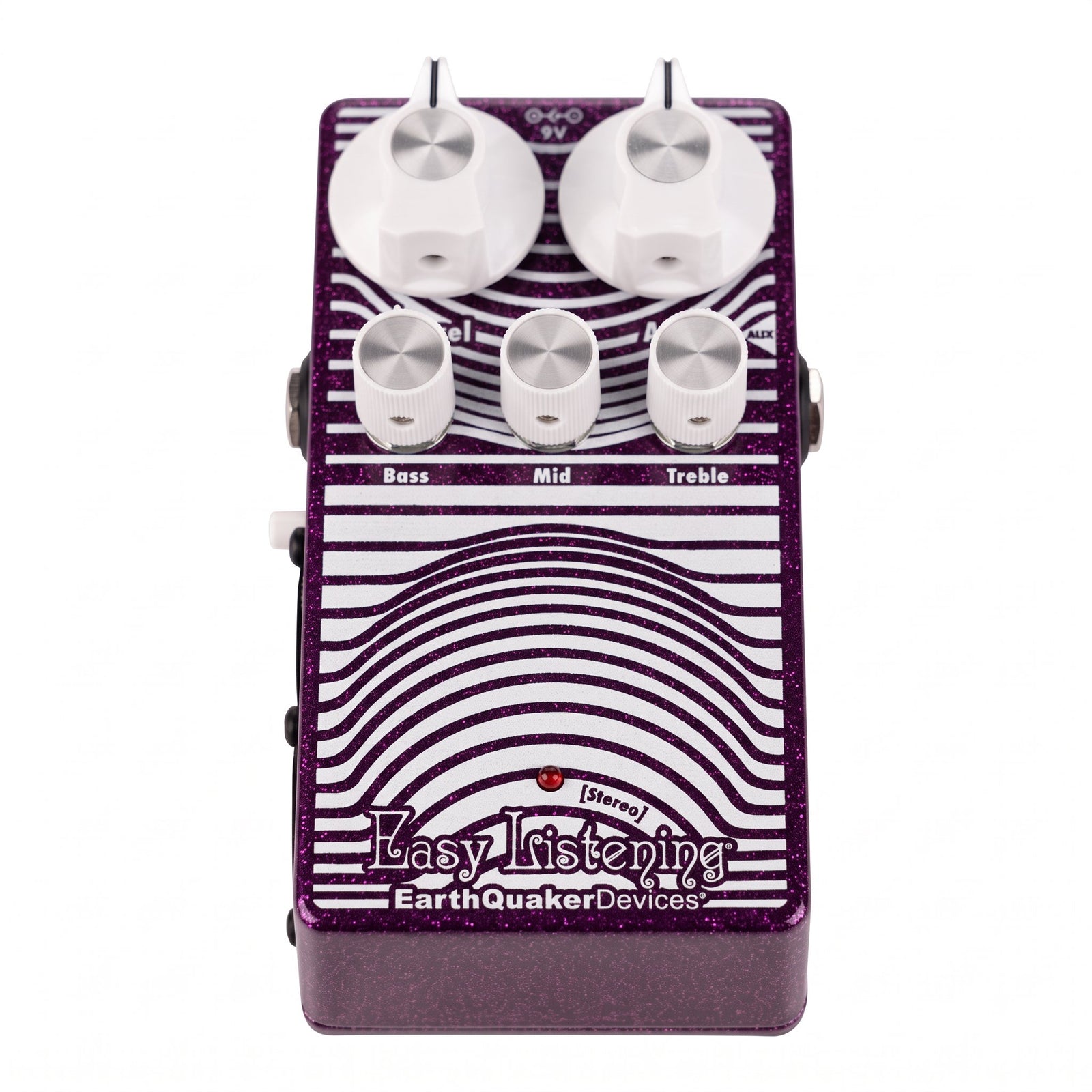 EarthQuaker Devices Easy Listening Stereo Analog Amp Simulator - Purple Sparkle - Cottonwood Music Exclusive Color