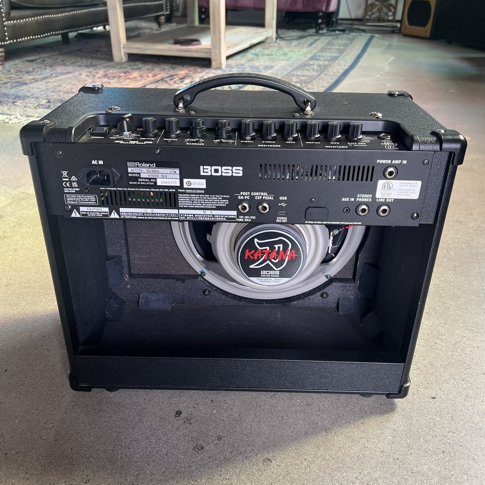 BOSS Katana 50EX Gen 3 Guitar Amplifier