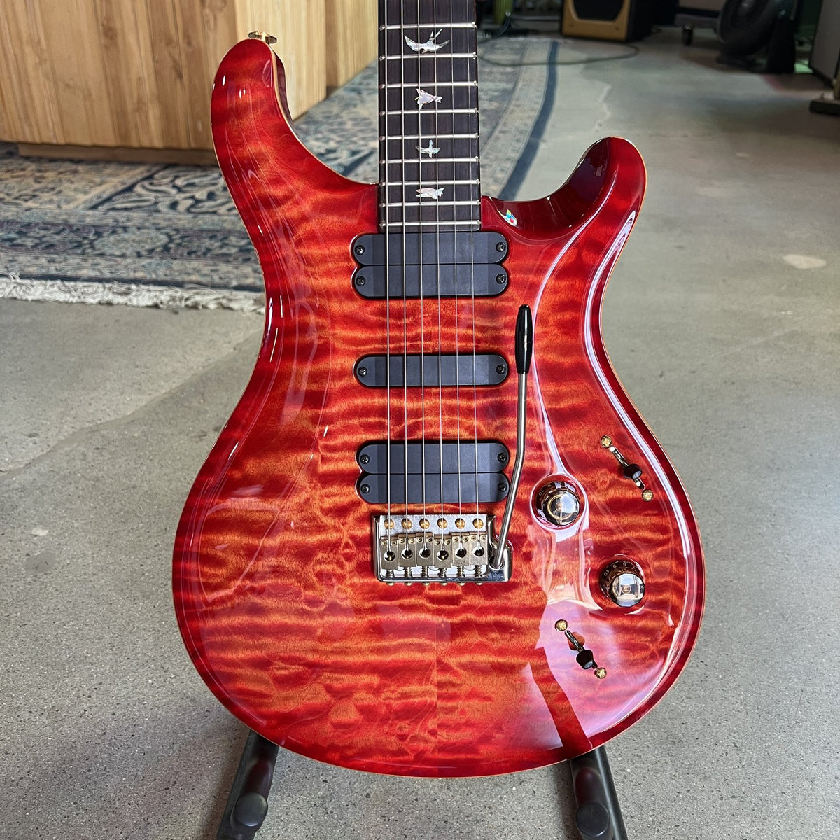 PRS 513 Wood Library 10 Top - 2019 - Blood Orange