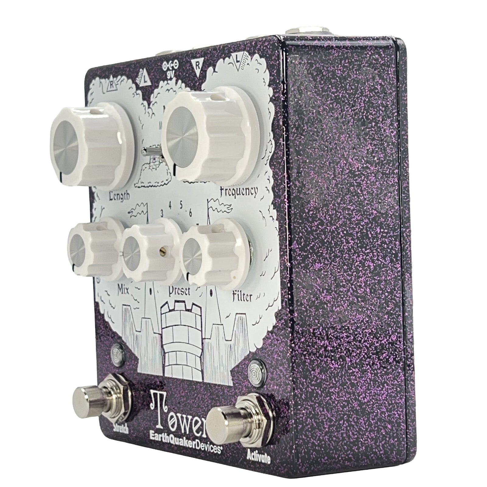 EarthQuaker Devices Towers - Purple Sparkle - Cottonwood Music Exclusive Color