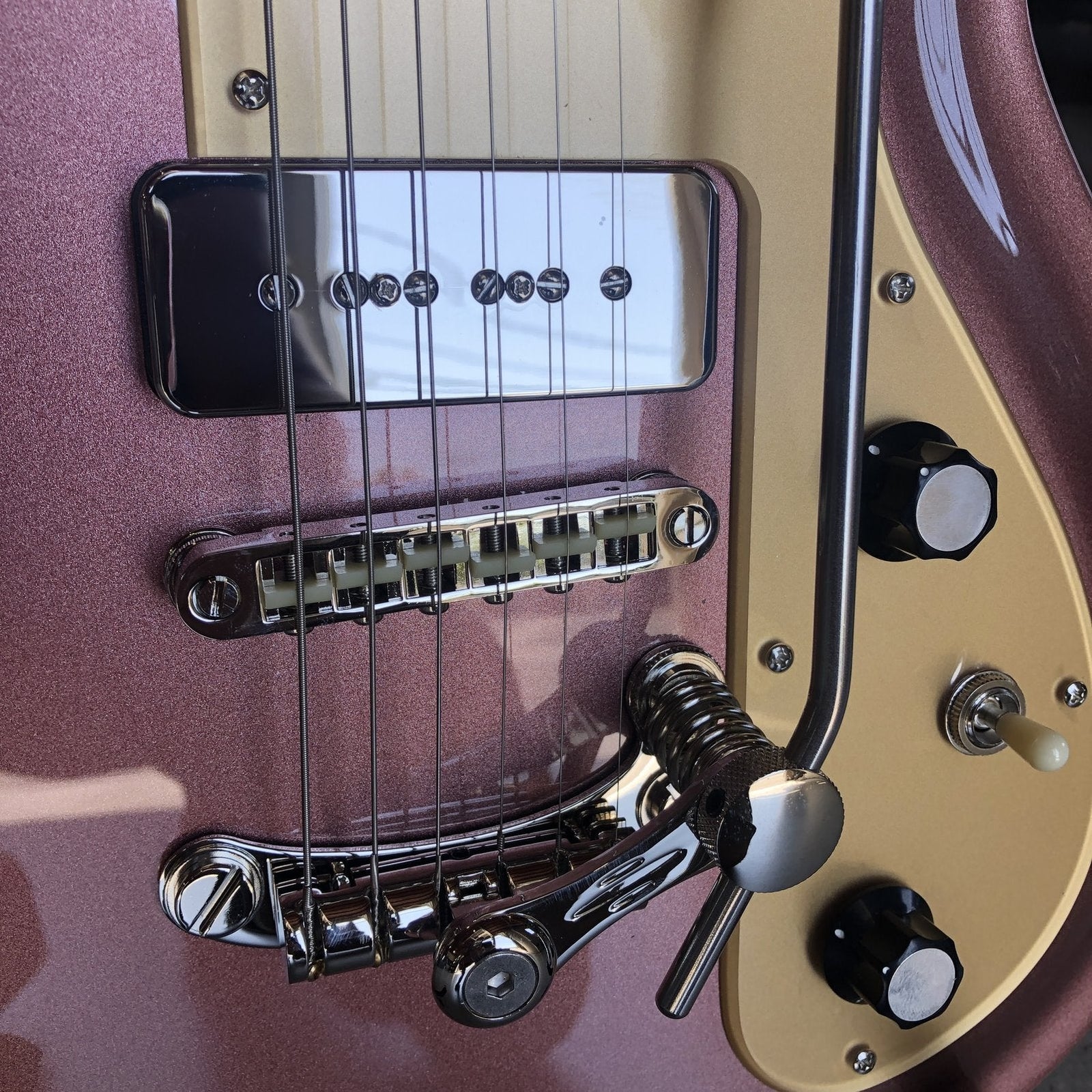 Rivolta Guitars Combinata XVII LTD - Burgundy Mist