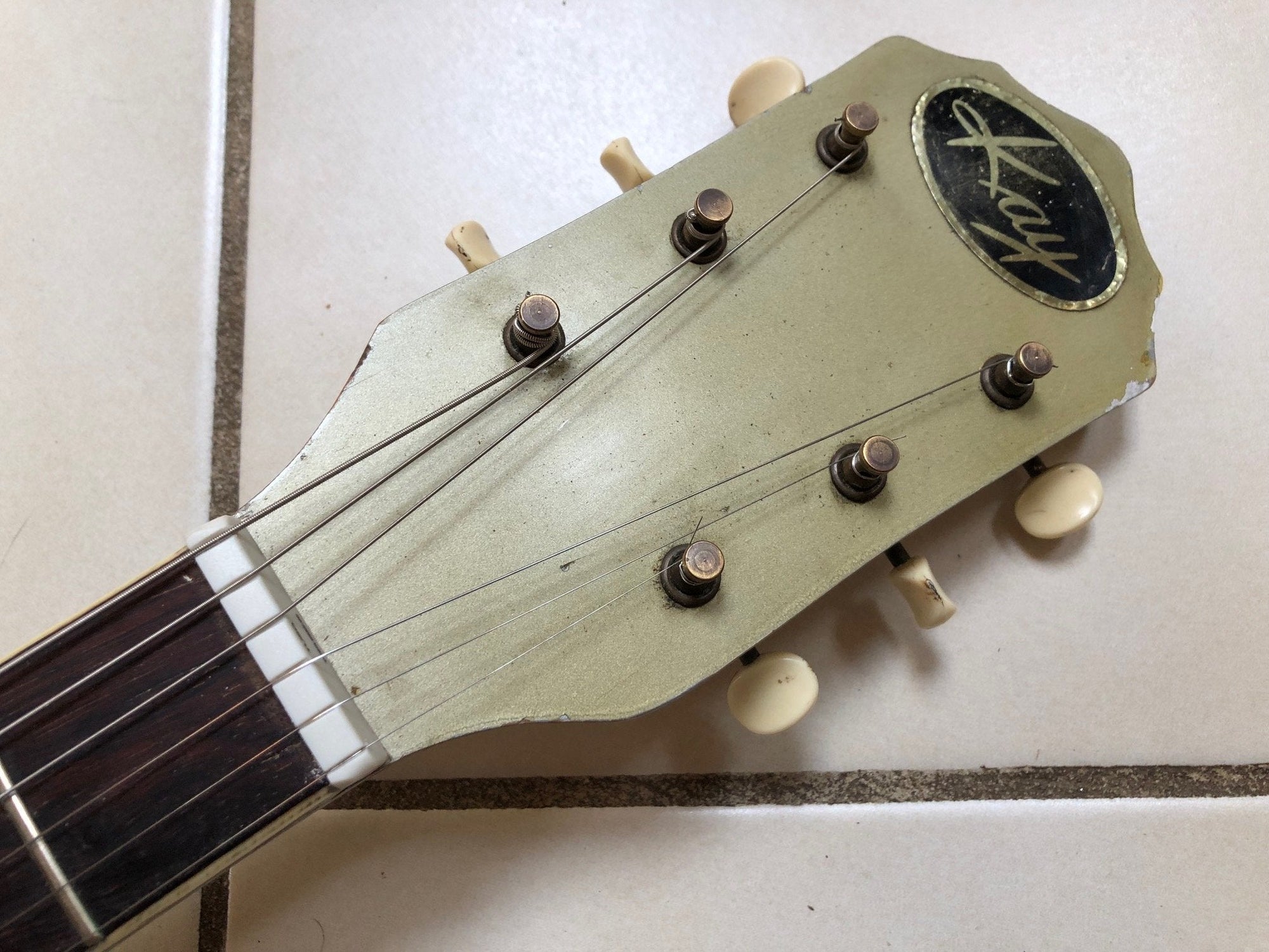 Vintage 1956 Kay Archtop Guitar 8991 Upbeat