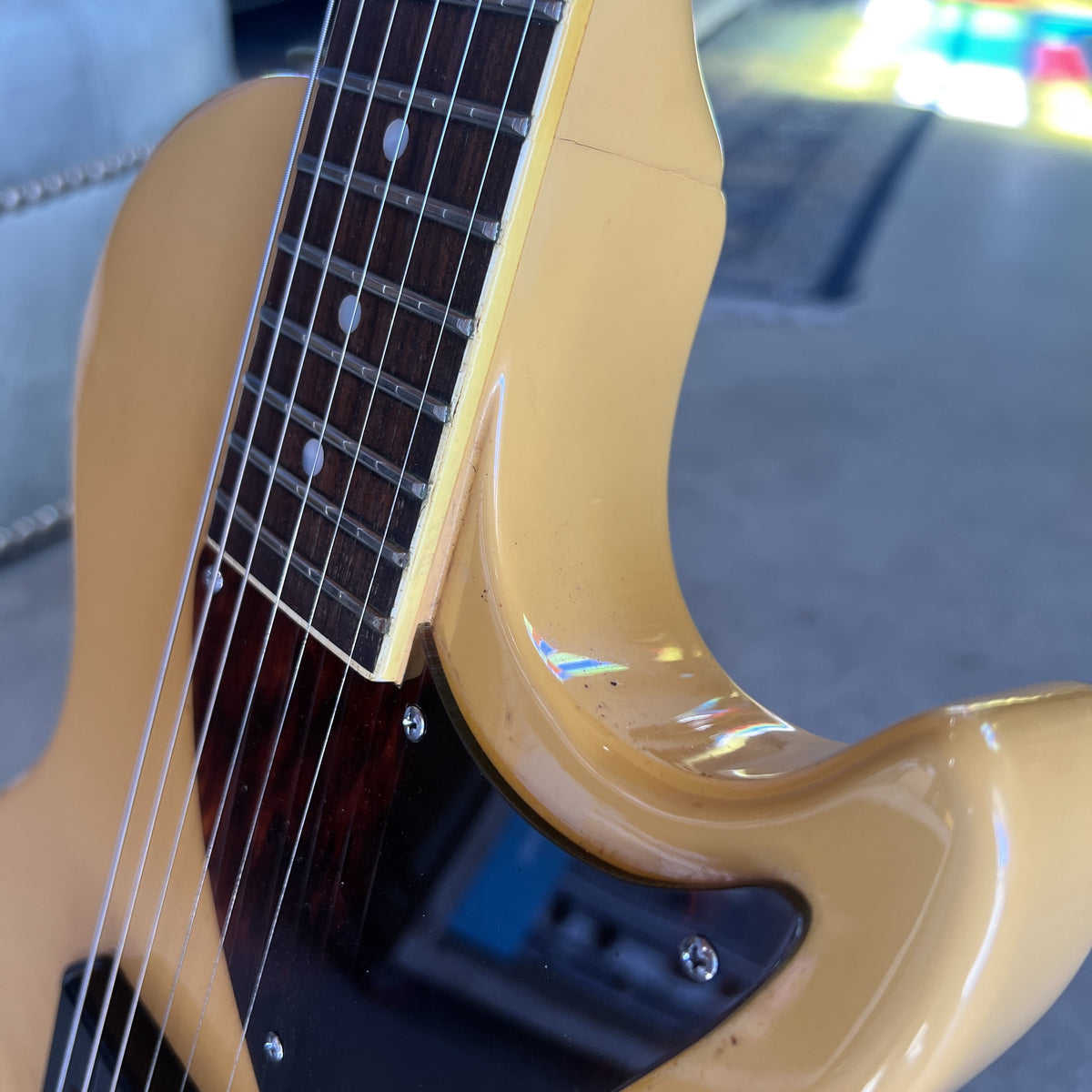Vintage 1970s Ibanez "Lawsuit Era" Les Paul Junior Copy - TV Yellow (Set-Neck)