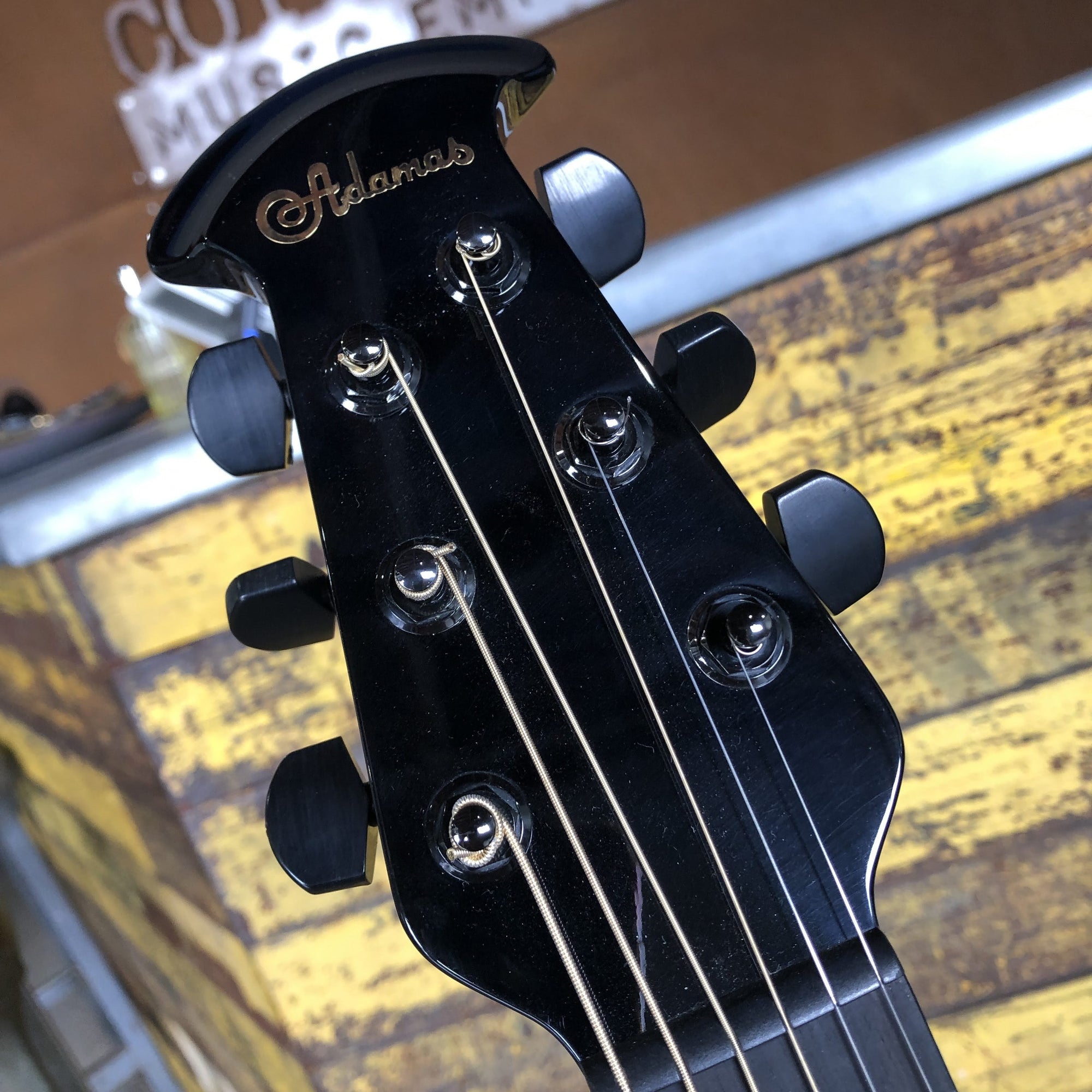 2002 Ovation Adamas Q2 Graphite Acoustic/Electric Guitar - Owned by KK Downing of Judas Priest