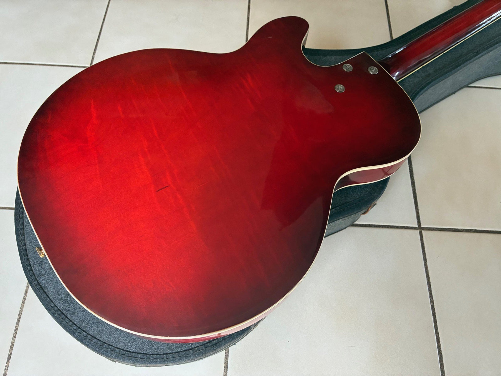 Vintage Harmony Holiday Rocket Electric Guitar w/ Dearmond Gold FoilPickups