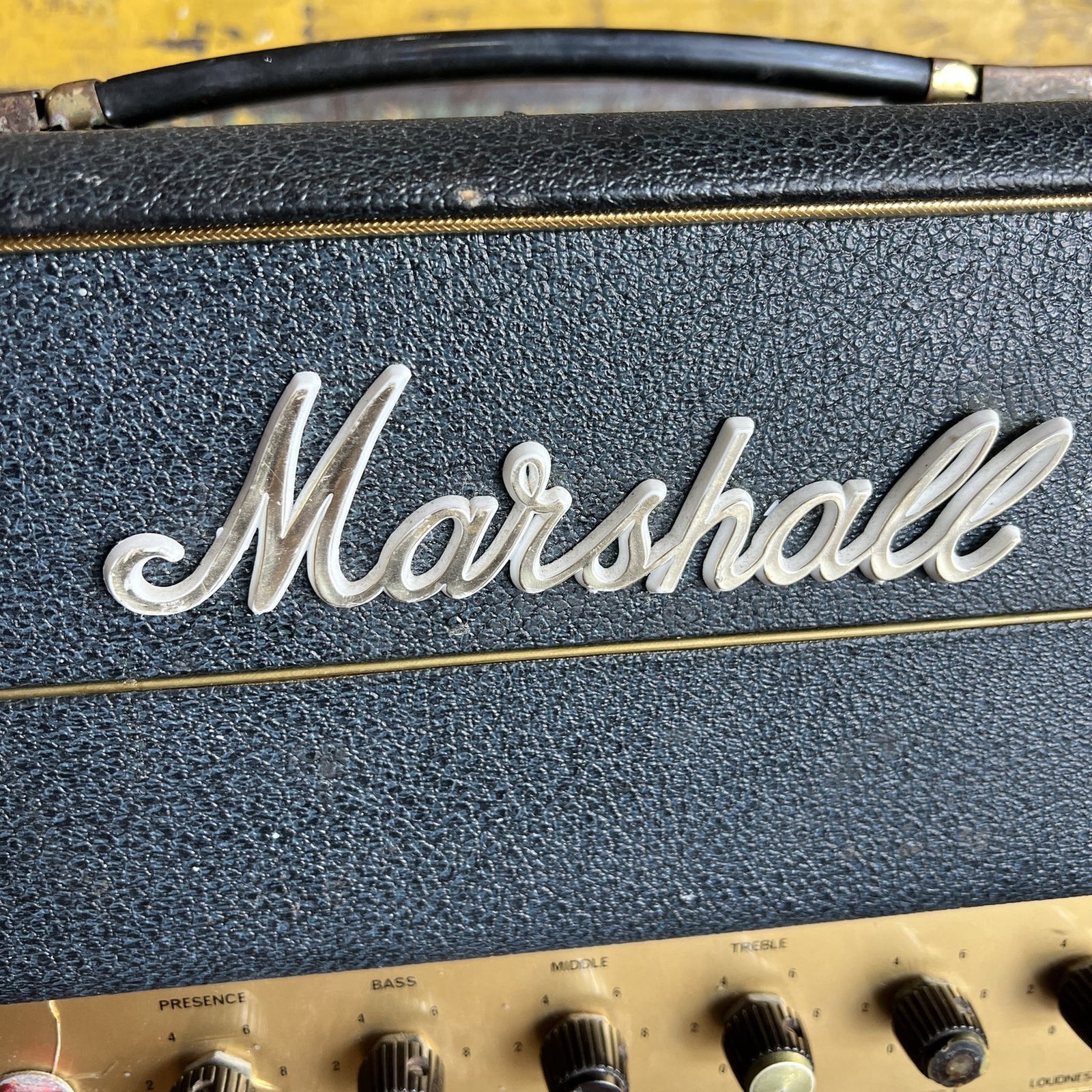 1967 Marshall JTM 50 "Black Flag" Plexi | Original Drake 784-128 & Vintage Tesla Blue Glass EL34s