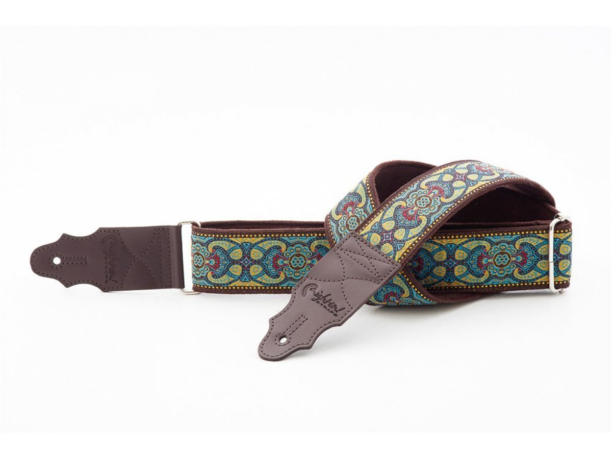RightOn! Straps Standard Plus Roskilde Teal Guitar Strap