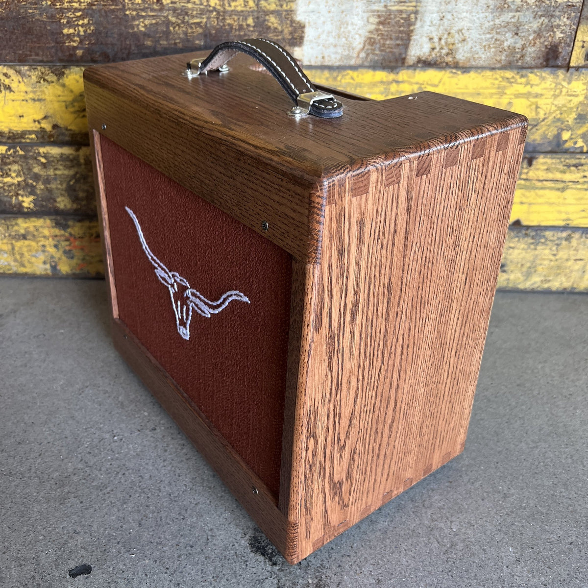 Westbound Amp & Embroidery Custom Red Oak 8" Cabinet for Champ