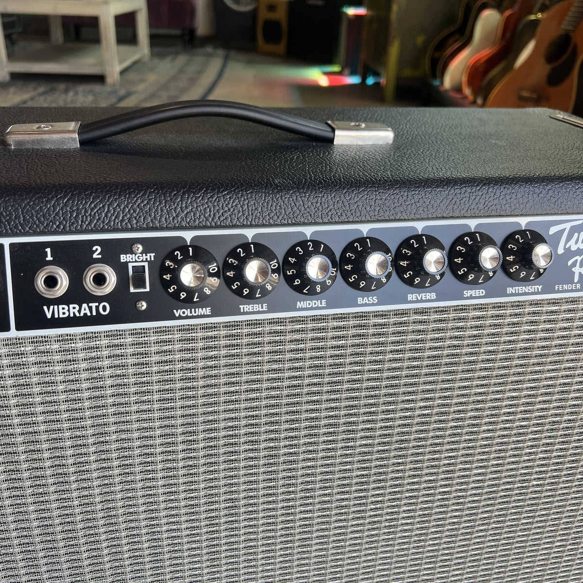 Fender Tone Master Twin Reverb blackface control panel