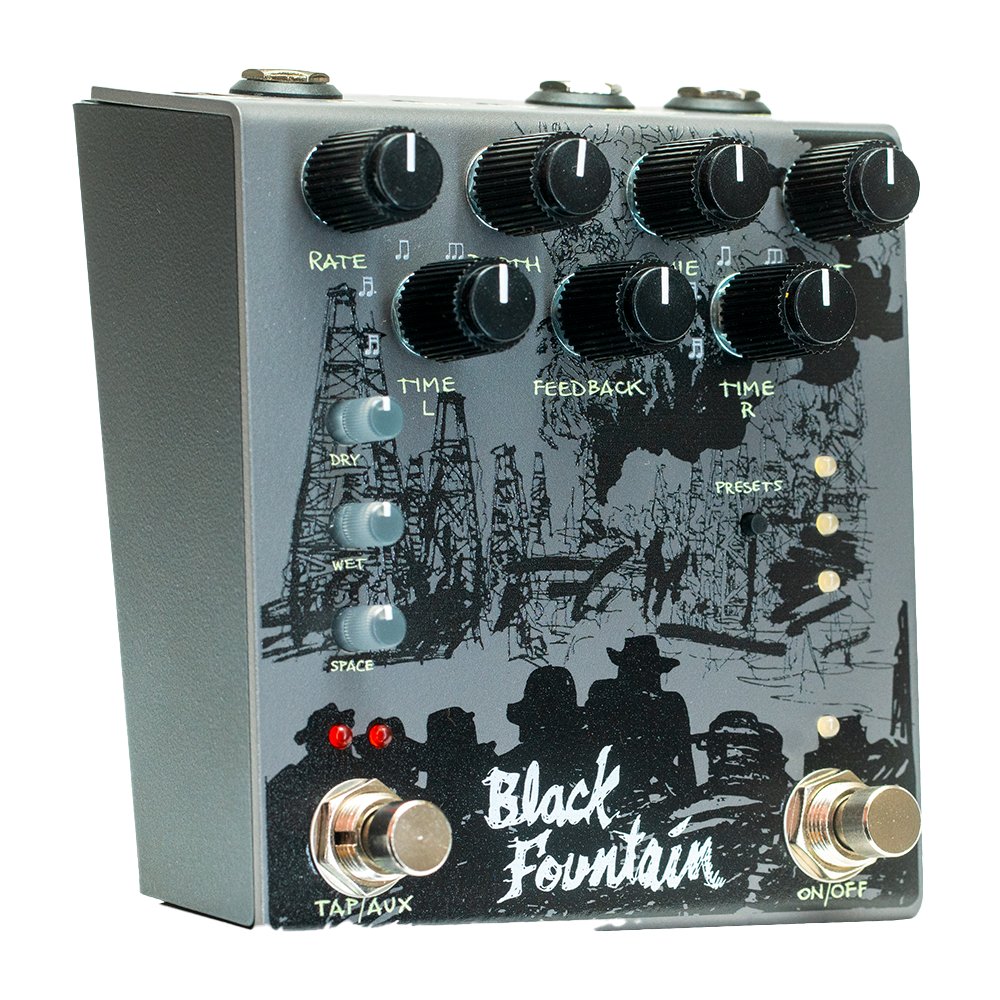 Old Blood Noise Endeavors Black Fountain Stereo - Slate