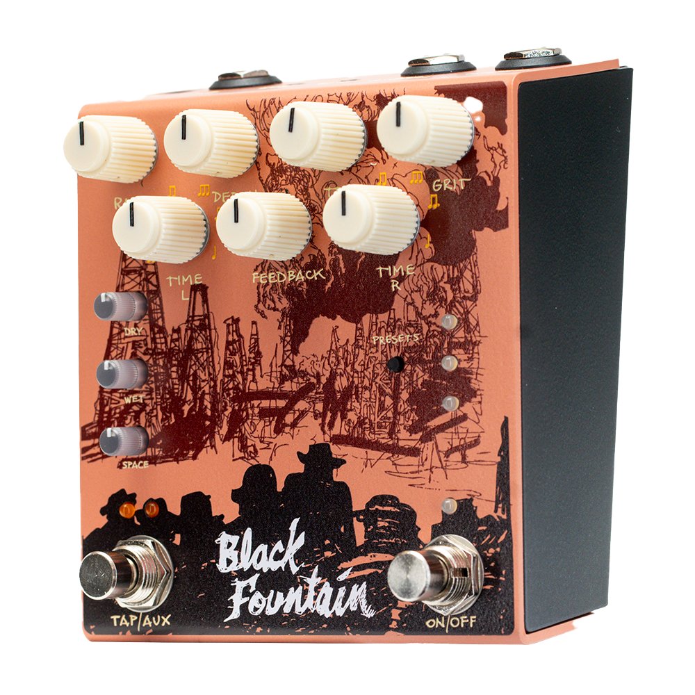Old Blood Noise Endeavors Black Fountain Stereo - Terracotta
