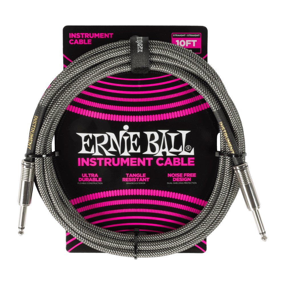 Ernie Ball 10' Braided Cable