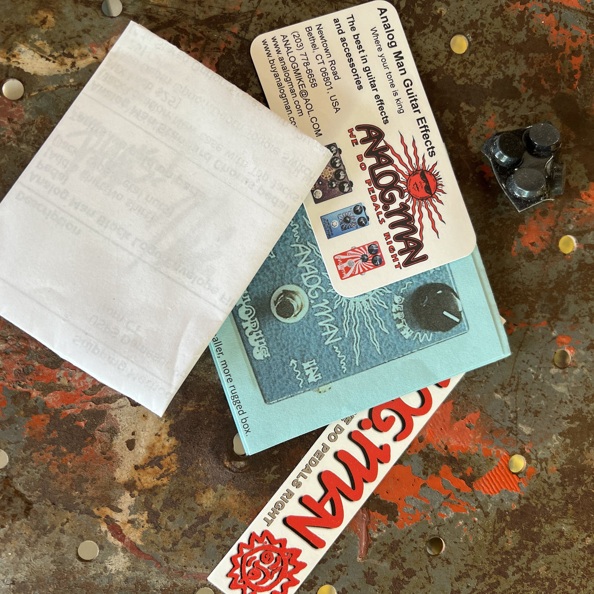 Analogman Stereo Chorus Pedal with Custom Mix Knob & Depth Toggle