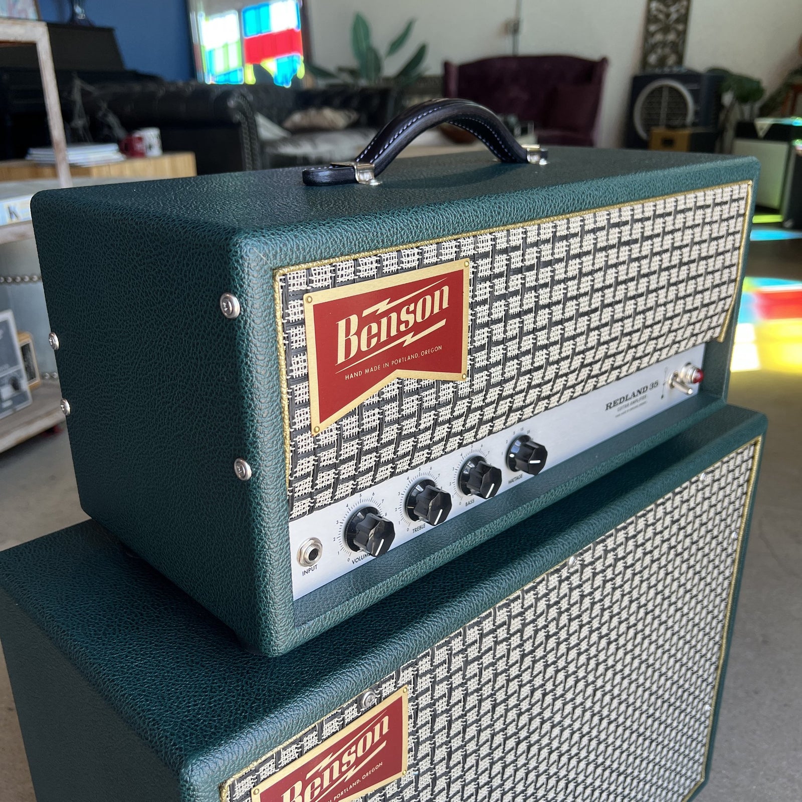 Benson Amps Redland Reverb 35 Head - Green Tolex