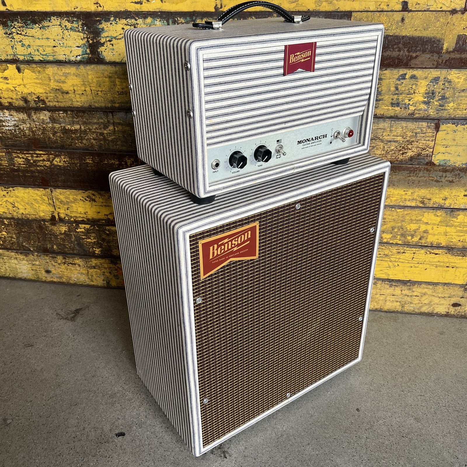 Benson Amps Monarch Point-to-Point Tube Amplifier Head & 1x12 Cabinet