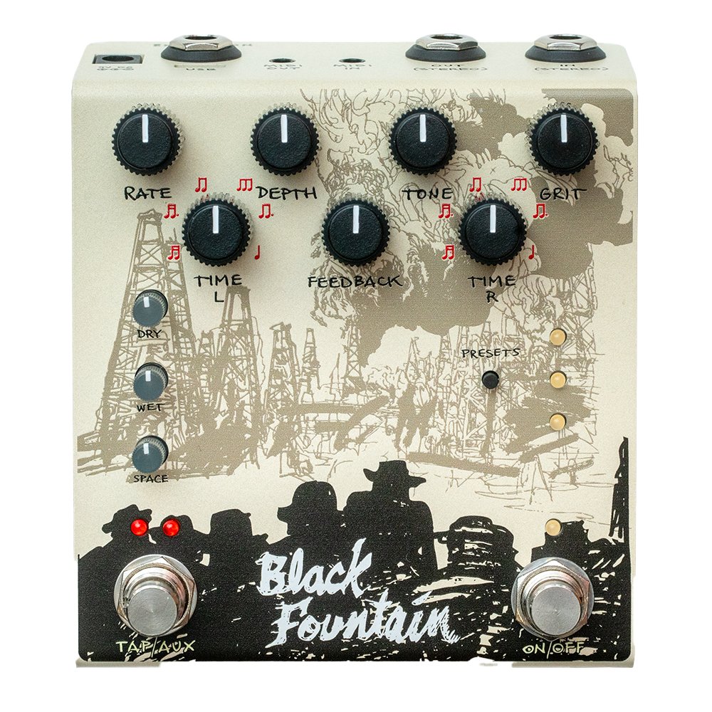 Old Blood Noise Endeavors Black Fountain Stereo - Cream