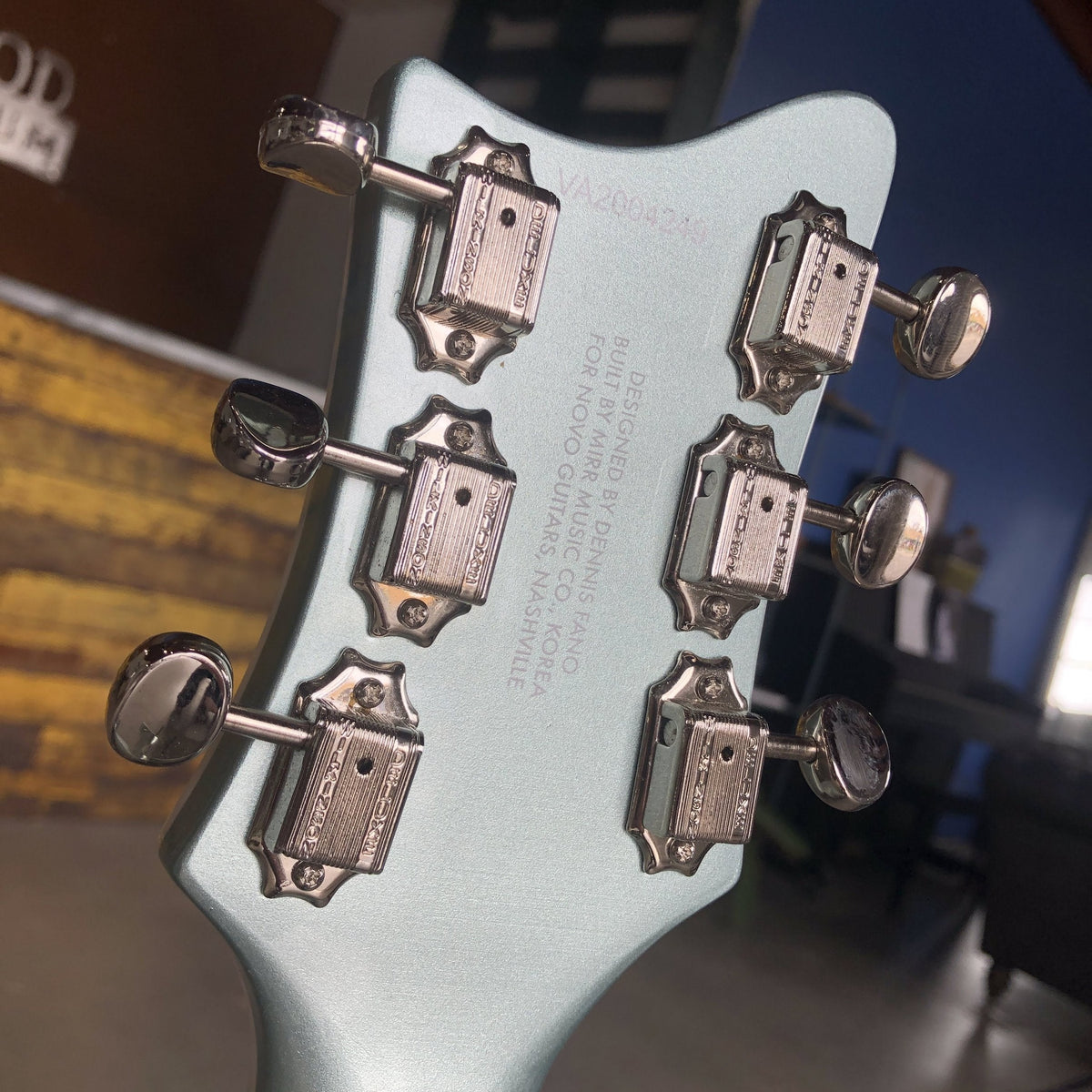 Rivolta Guitars Combinata XVII LTD - Ice Blue Metallic