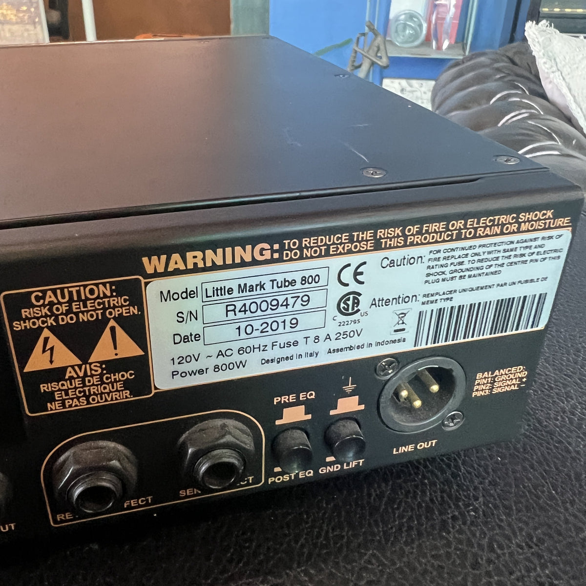Markbass Little Mark Tube 800 Hybrid Bass Head