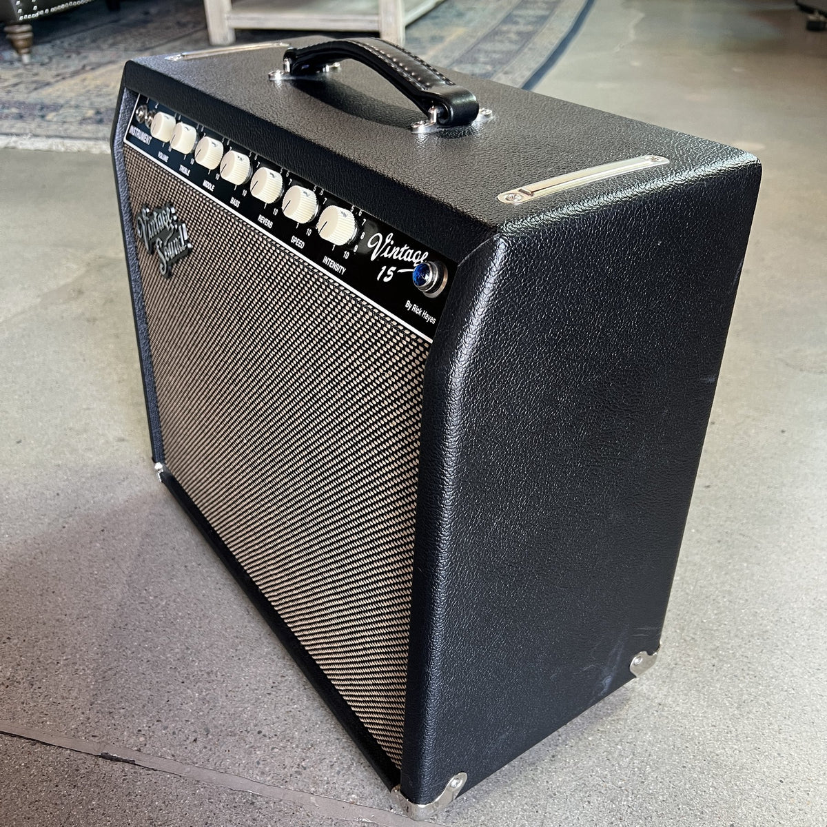 Vintage Sound Amps Vintage 15 1x12 Combo - Black/Silver with NOS Tubes & Premium Upgrades
