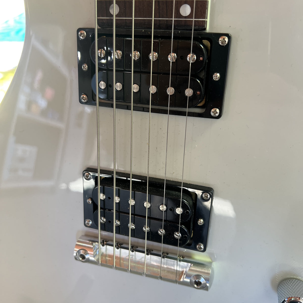 Asher Electro Hawaiian Junior Lap Steel Guitar - Antique White | Cottonwood Music Emporium