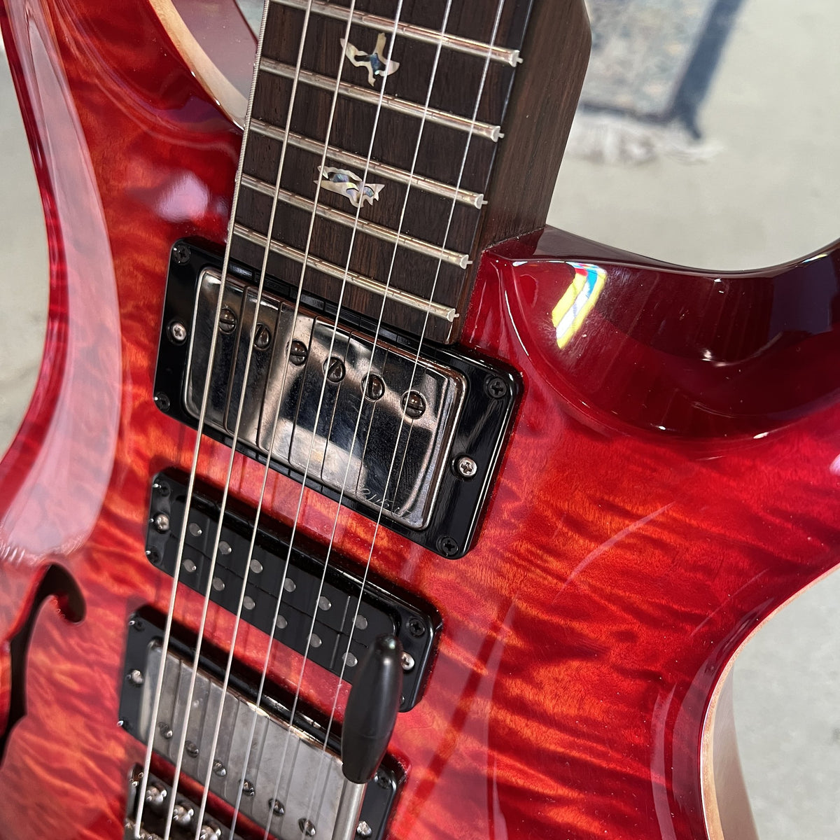 PRS Special Wood Library Brazilian Neck 10 Top - 2019 - Blood Orange