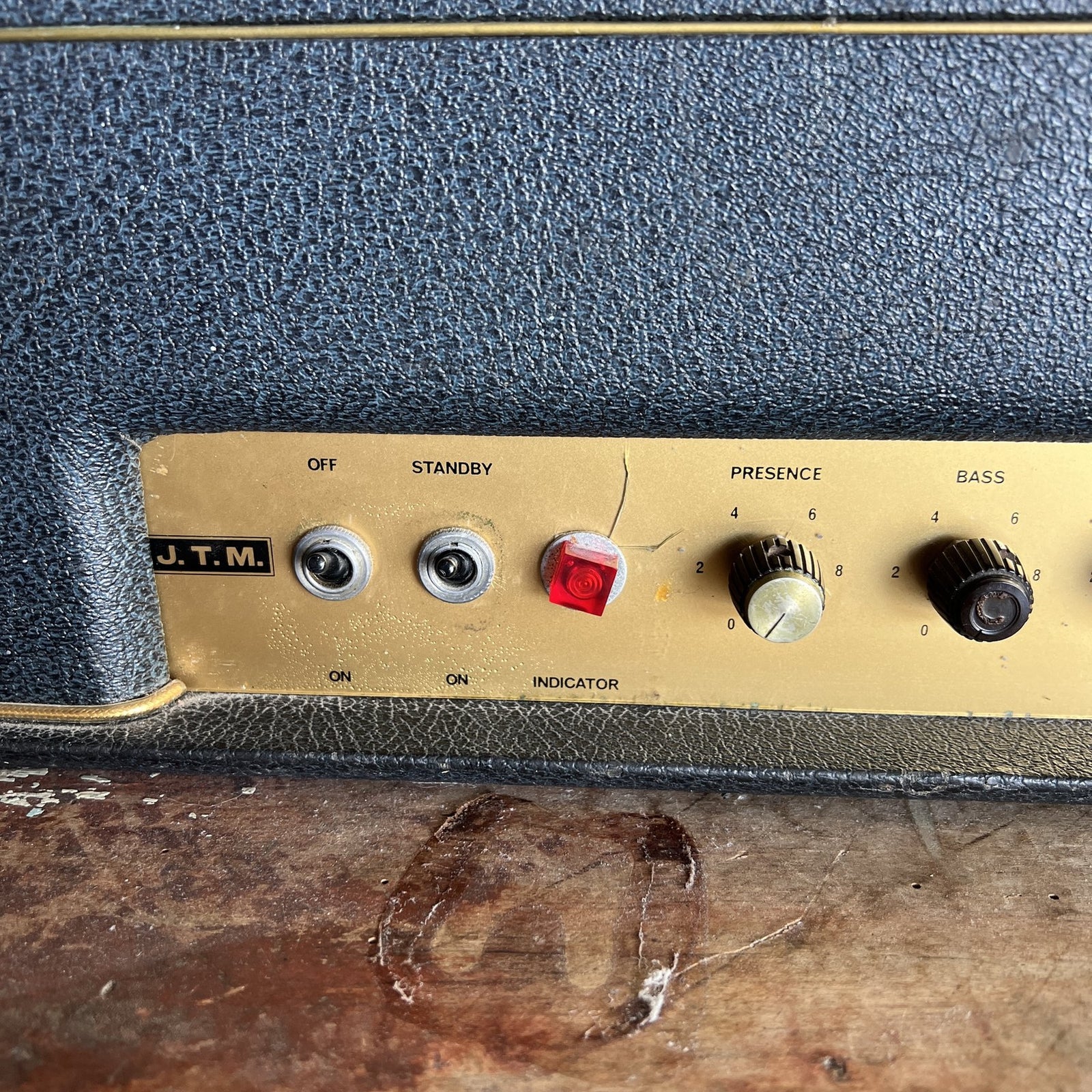 1967 Marshall JTM 50 "Black Flag" Plexi | Original Drake 784-128 & Vintage Tesla Blue Glass EL34s